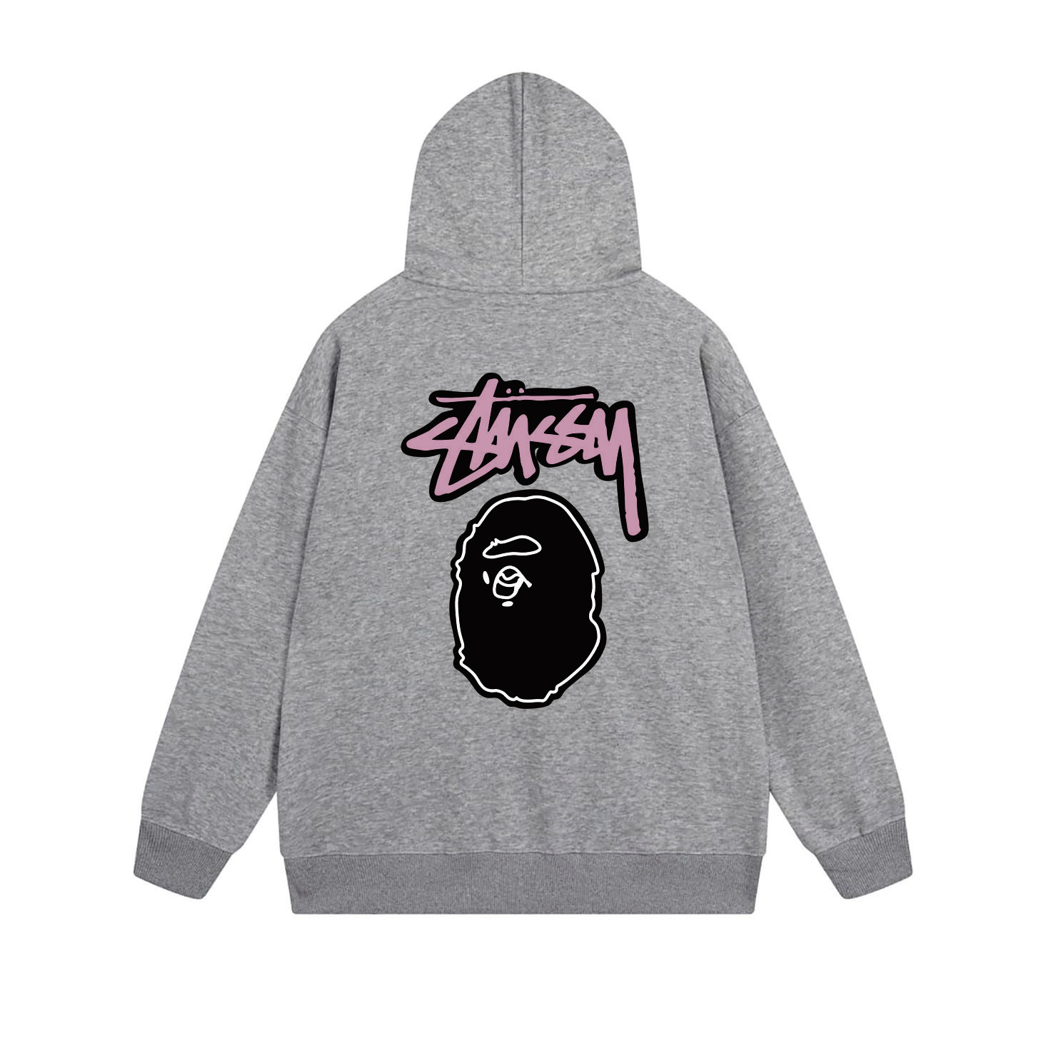 Stussy Split Face Handstyle Full-Zip Hoodie