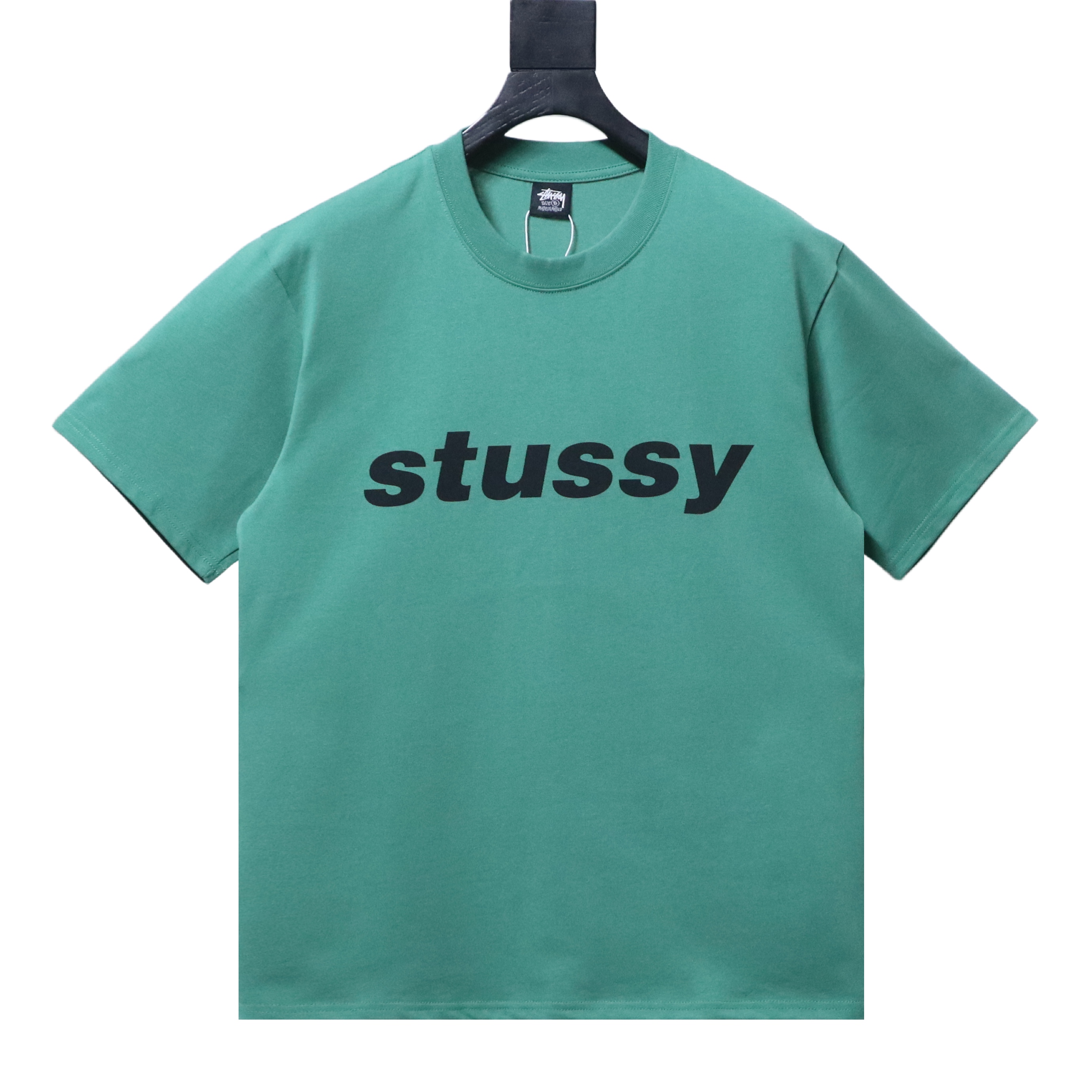 Stussy SS26 Green Shark Pigment-Dyed T-Shirt