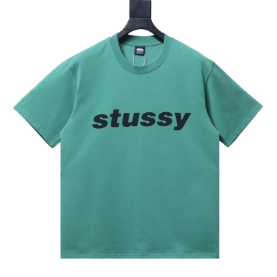 Stussy SS26 Green Shark Pigment-Dyed T-Shirt 02