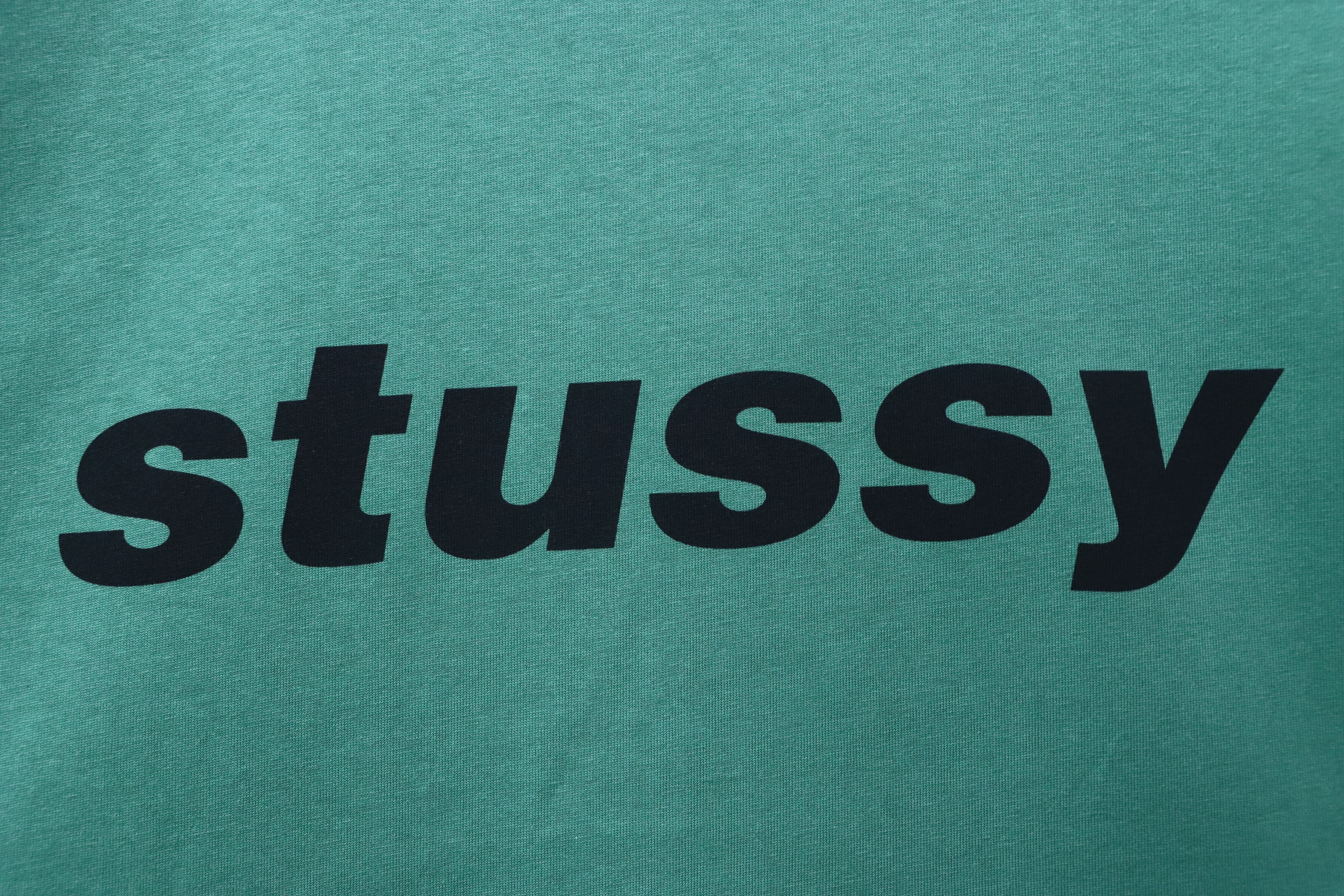 Stussy SS26 Green Shark Pigment-Dyed T-Shirt