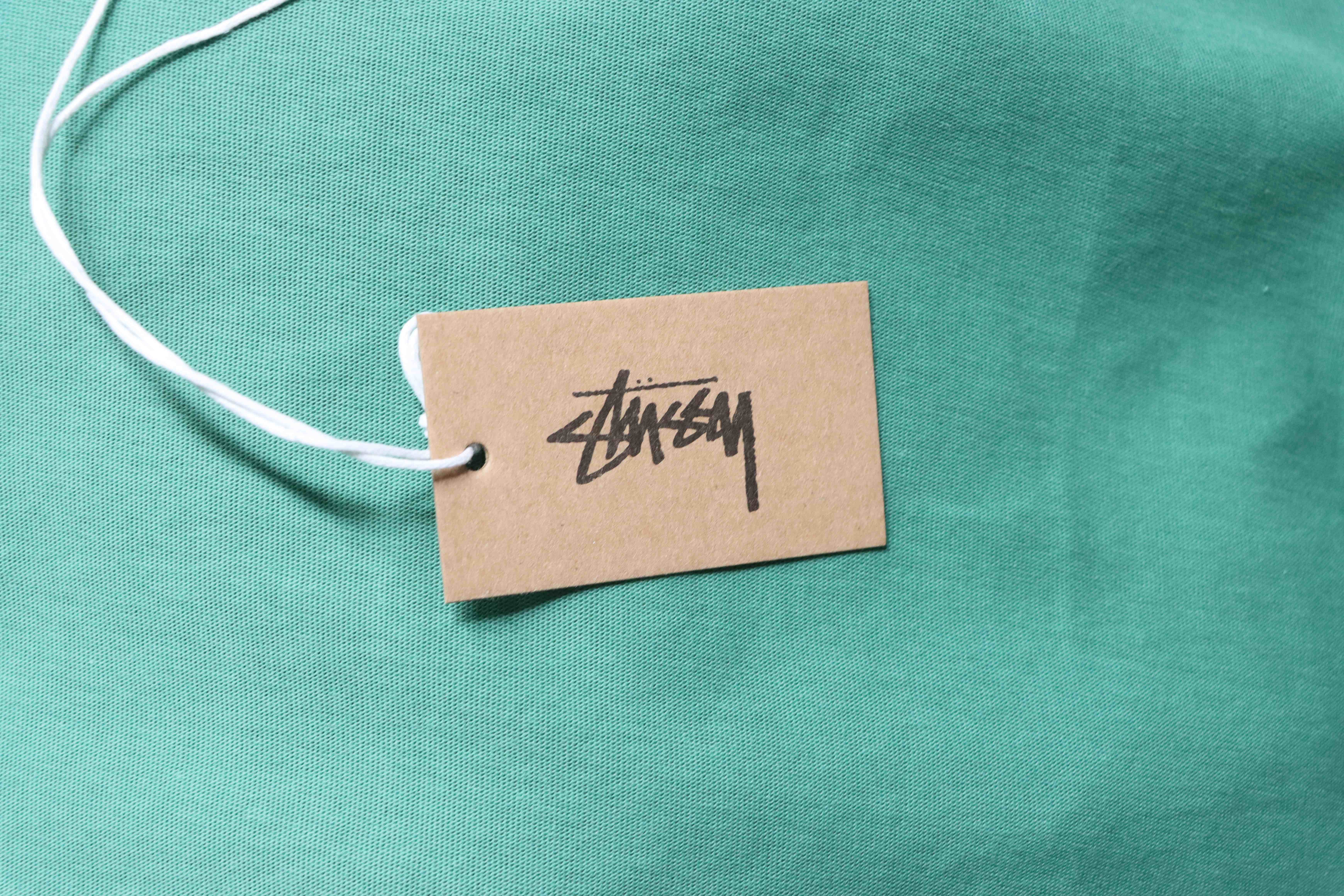 Stussy SS26 Green Shark Pigment-Dyed T-Shirt