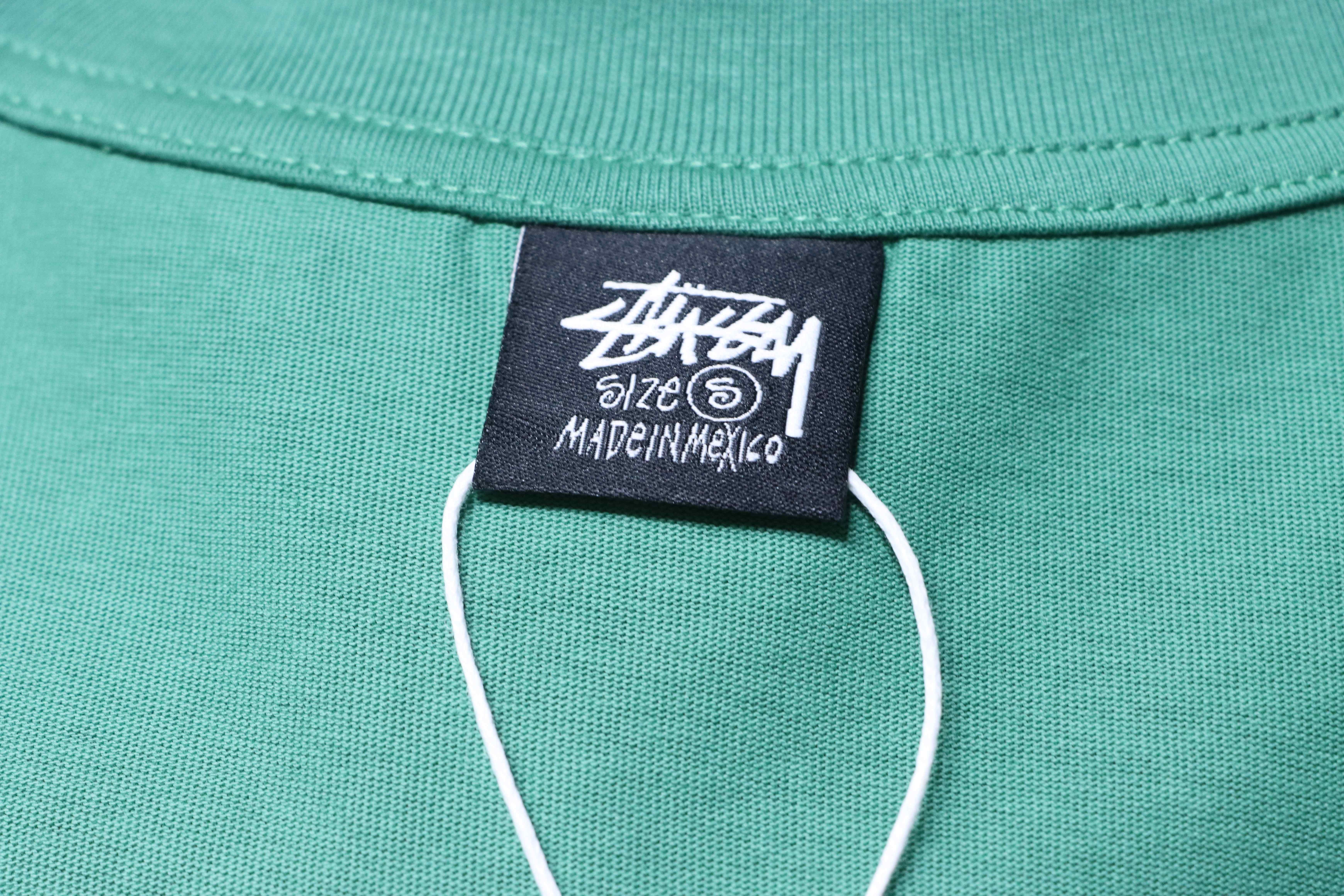Stussy SS26 Green Shark Pigment-Dyed T-Shirt