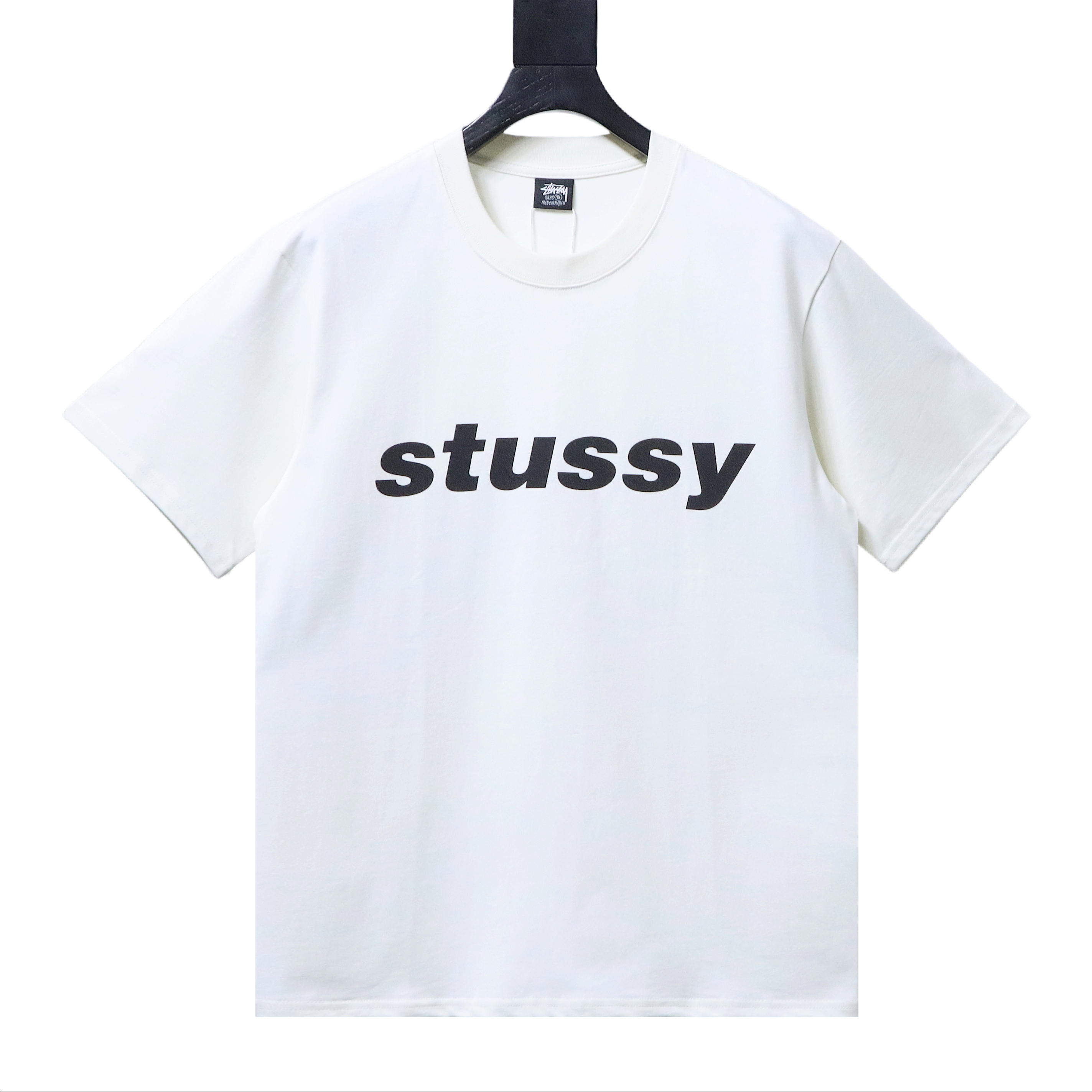 Stussy SS26 Monochrome Shark Pigment-Dyed T-Shirt