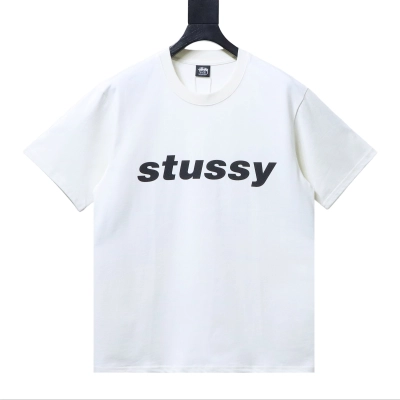 Stussy SS26 Monochrome Shark Pigment-Dyed T-Shirt 02