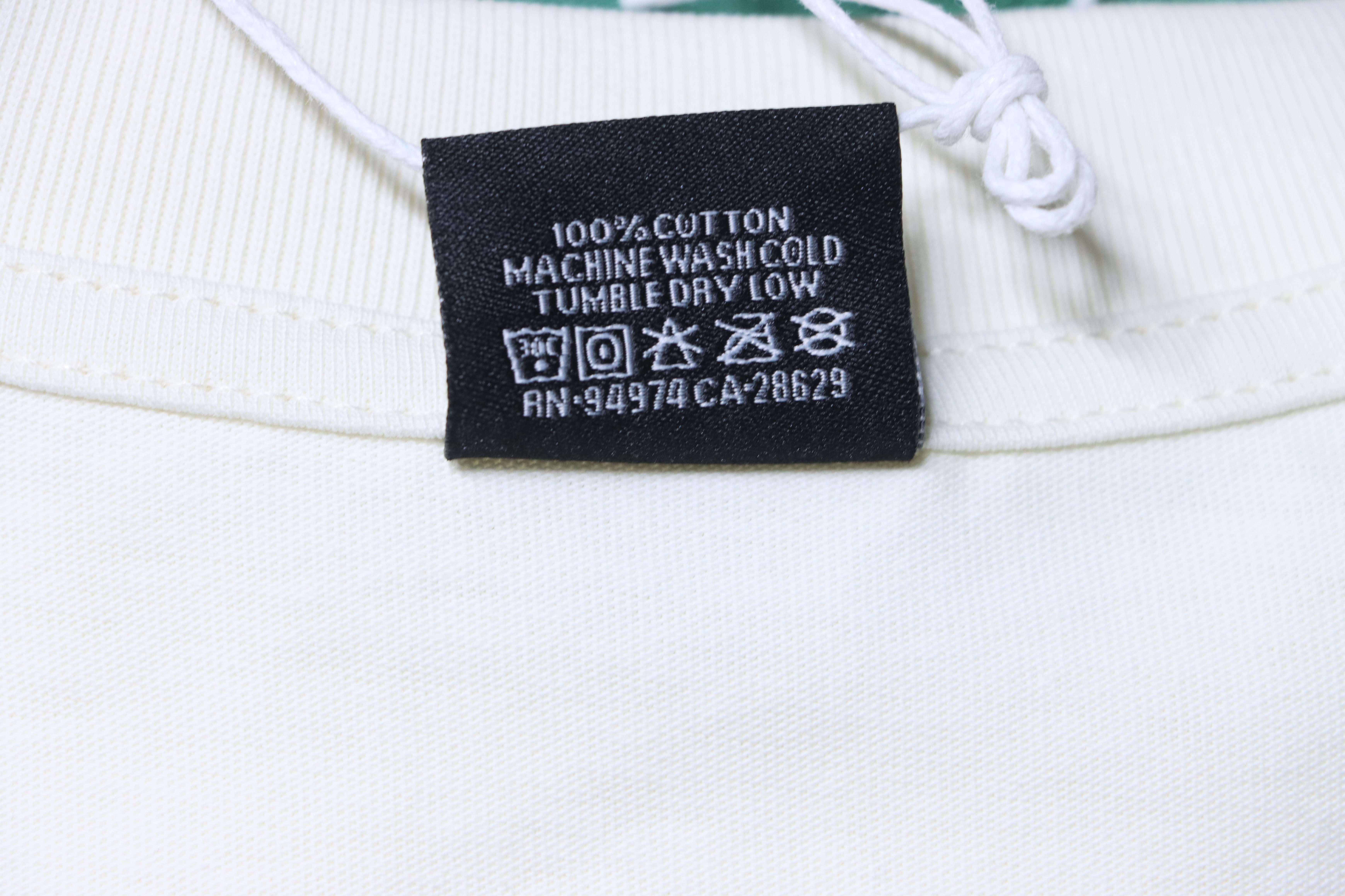 Stussy SS26 Monochrome Shark Pigment-Dyed T-Shirt