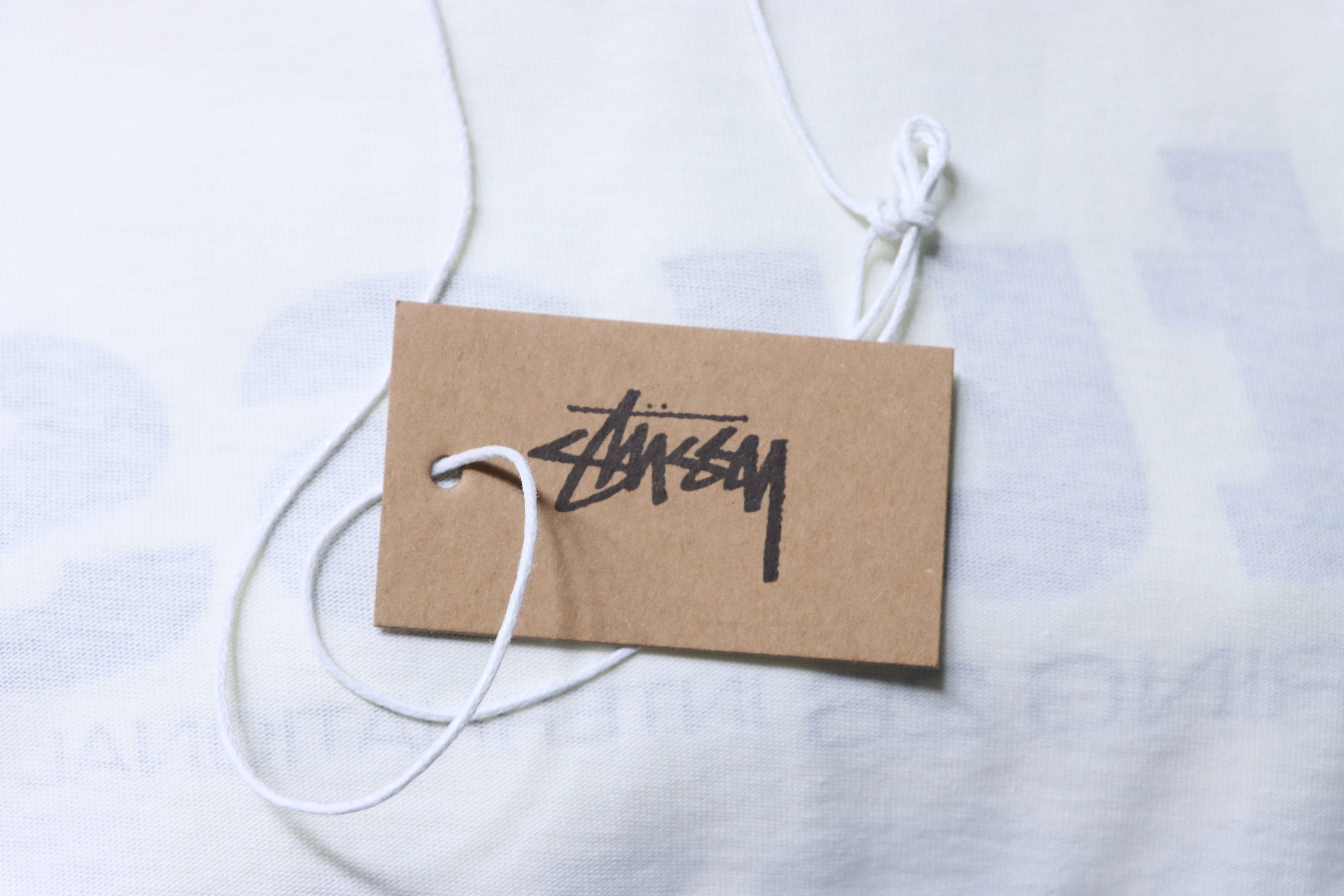 Stussy SS26 Monochrome Shark Pigment-Dyed T-Shirt