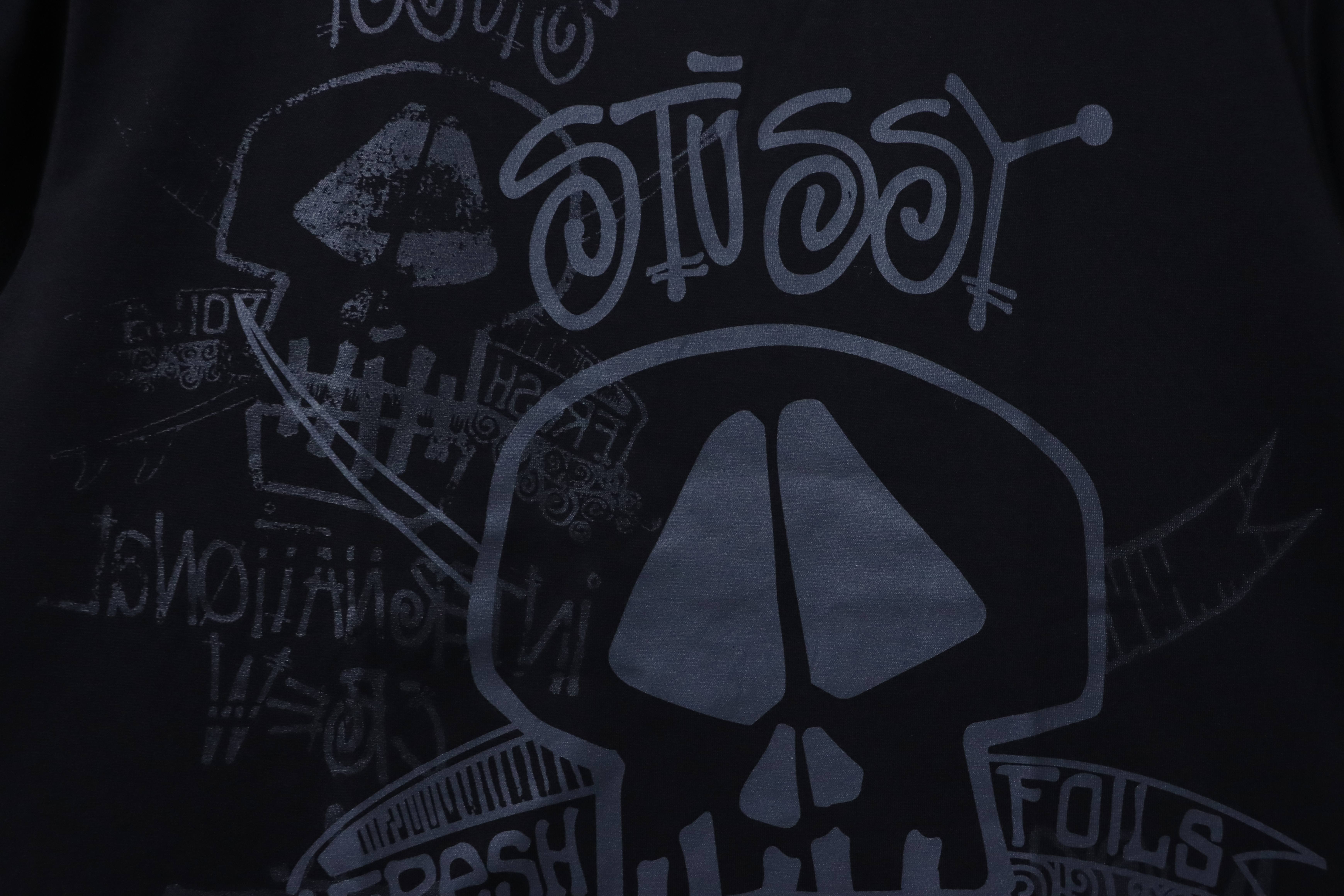 Stussy SS26 Shadow Skulls Pigment-Dyed T-Shirt