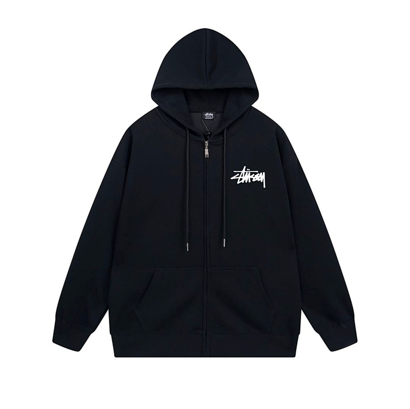 Stussy Stacked Handstyle Label Full-Zip Hoodie