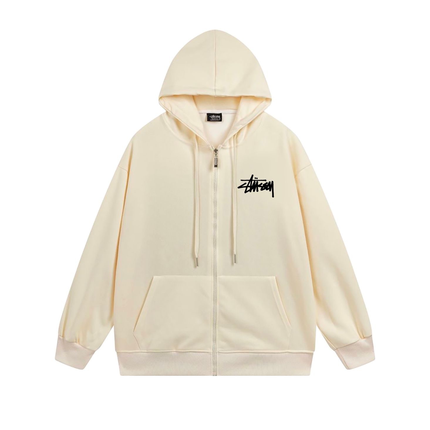 Stussy Stacked Handstyle Label Full-Zip Hoodie