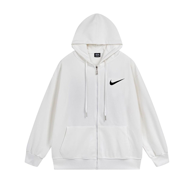 Stussy Stacked Heritage Logo Full-Zip Hoodie