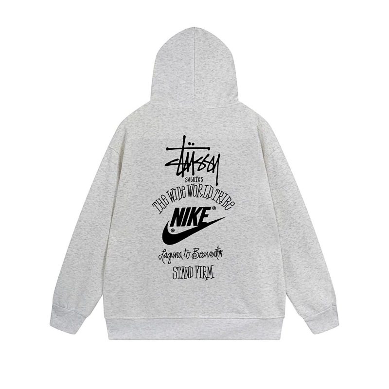 Stussy Stacked Heritage Logo Full-Zip Hoodie