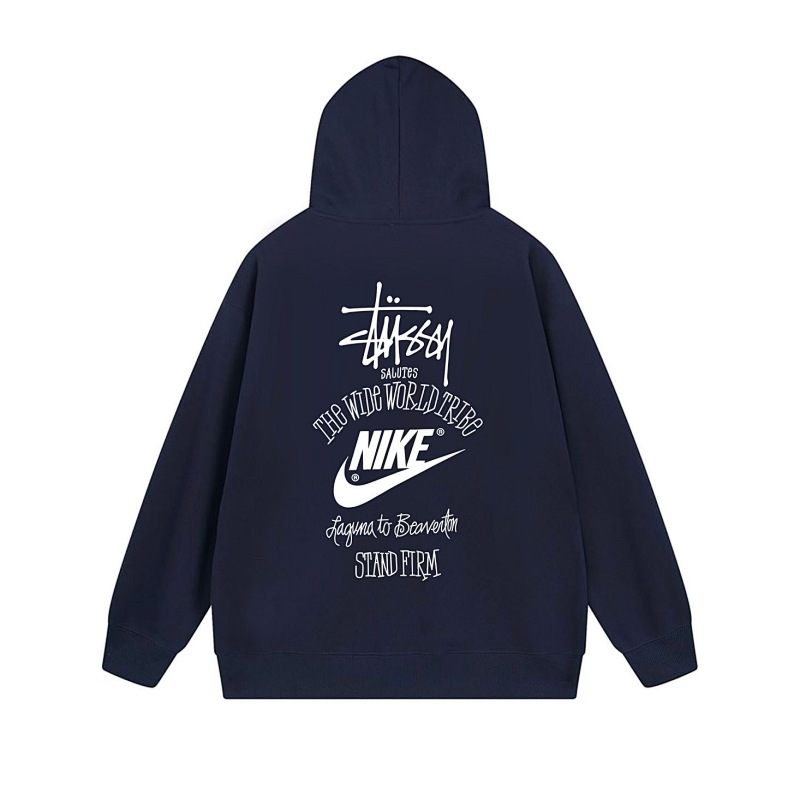 Stussy Stacked Heritage Logo Full-Zip Hoodie