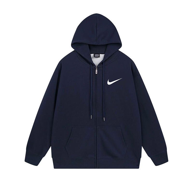 Stussy Stacked Heritage Logo Full-Zip Hoodie