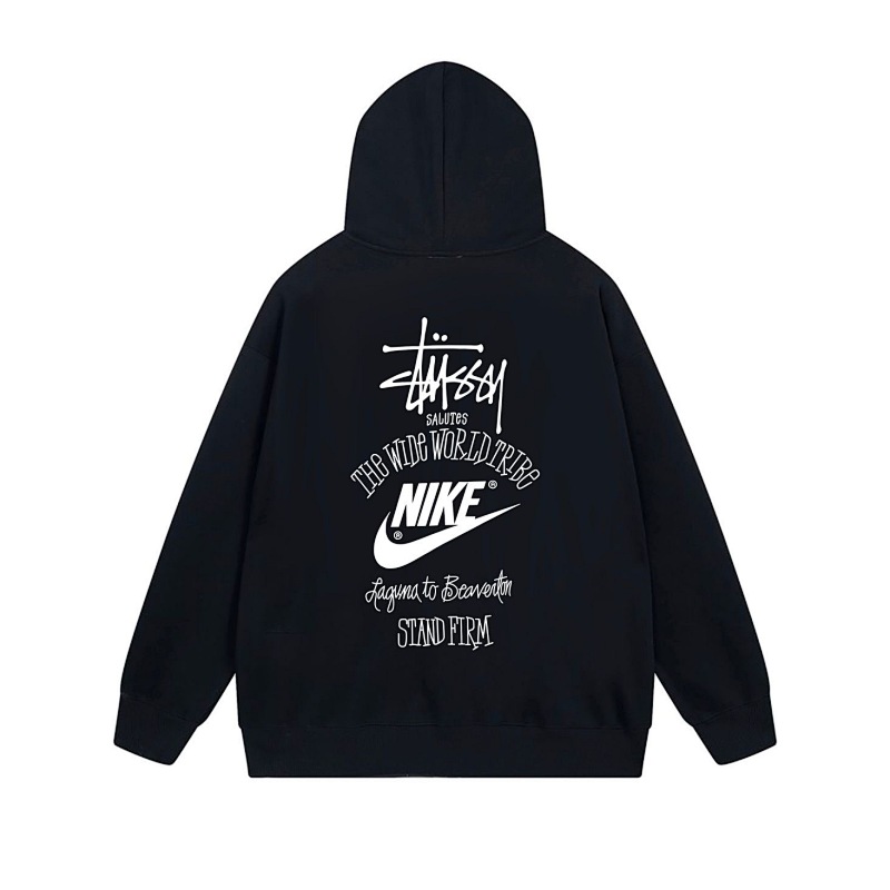 Stussy Stacked Heritage Logo Full-Zip Hoodie