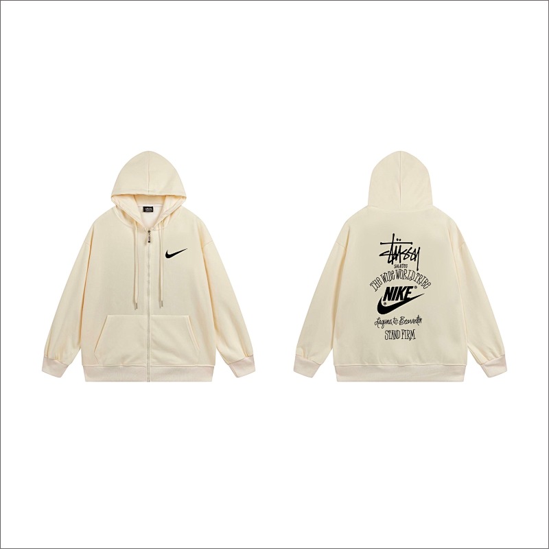 Stussy Stacked Heritage Logo Full-Zip Hoodie