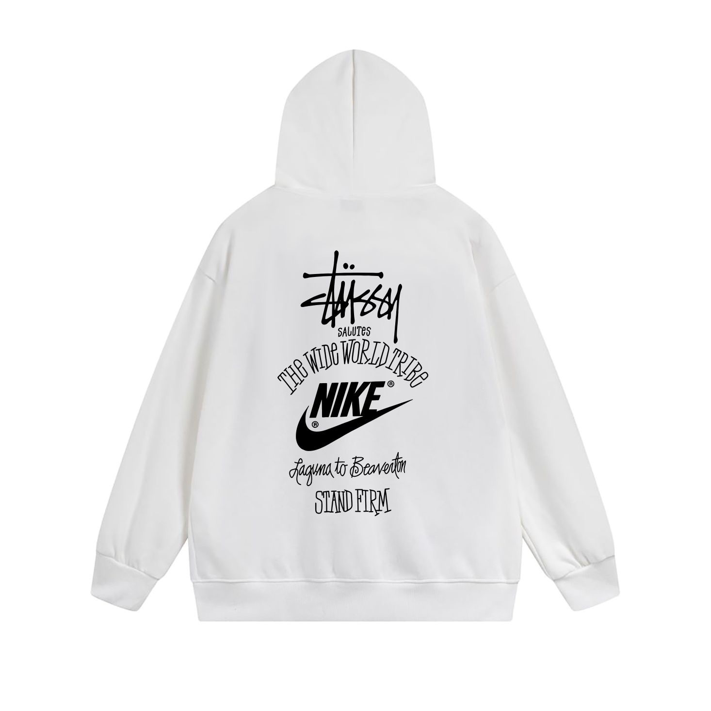 Stussy Stacked Heritage Logo Full-Zip Hoodie