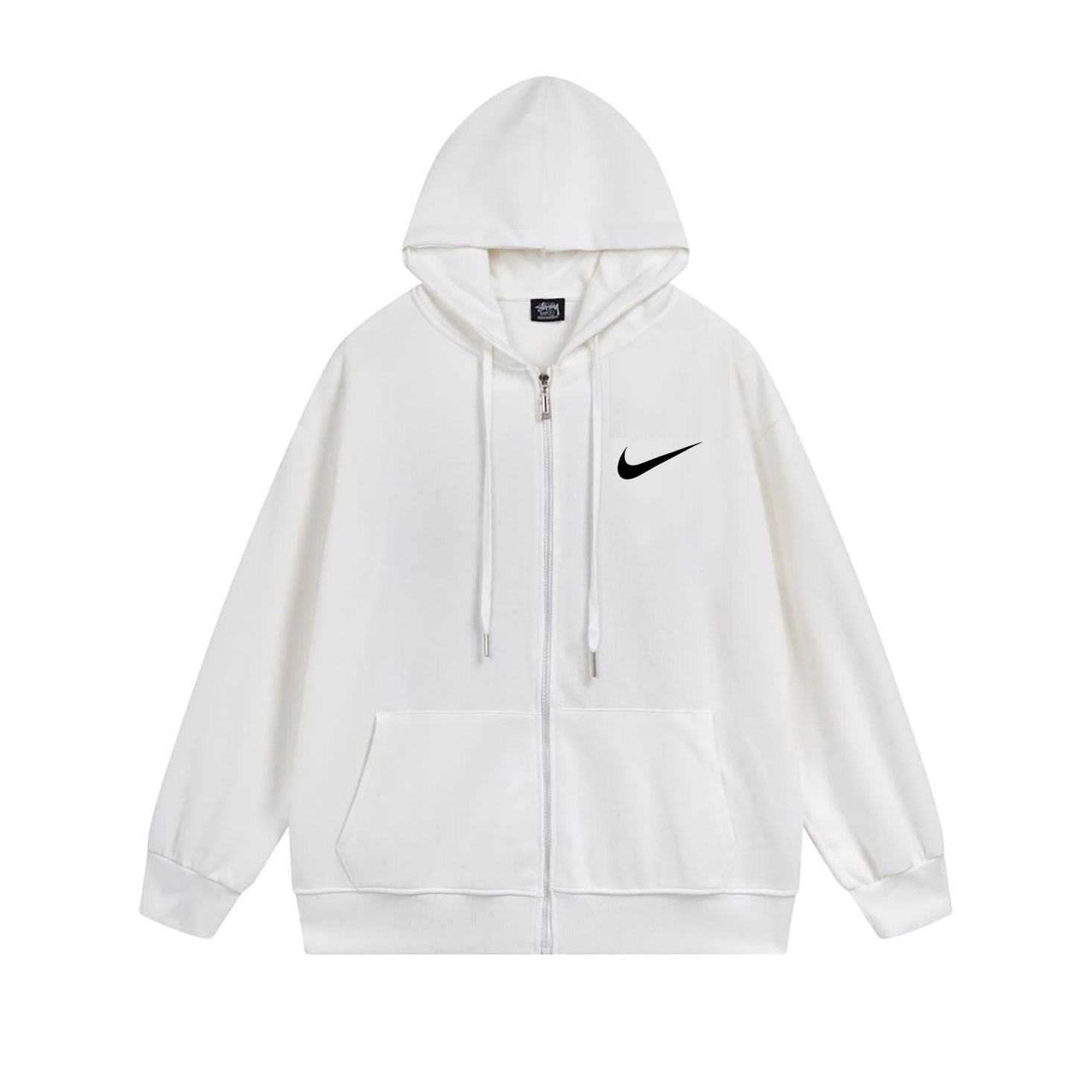 Stussy Stacked Heritage Logo Full-Zip Hoodie