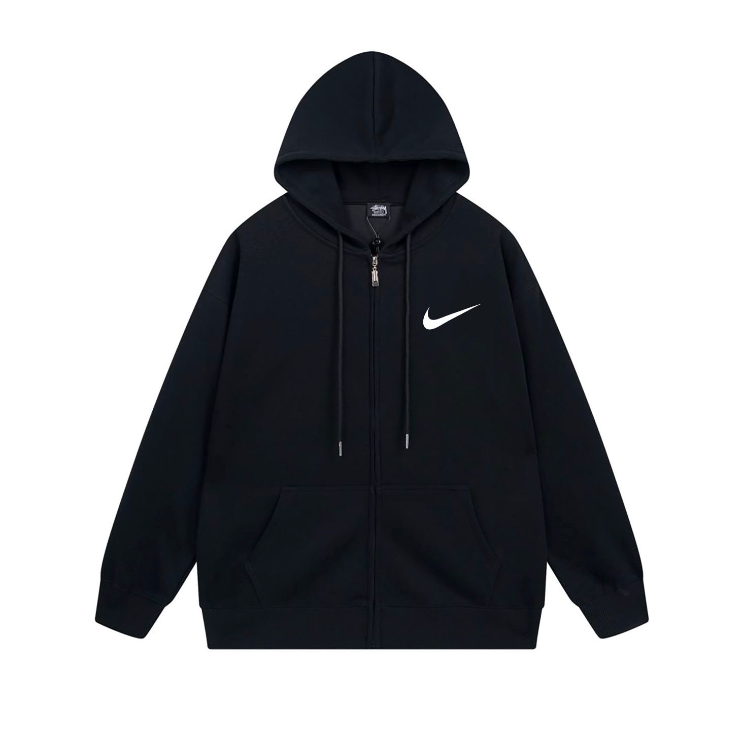 Stussy Stacked Heritage Logo Full-Zip Hoodie