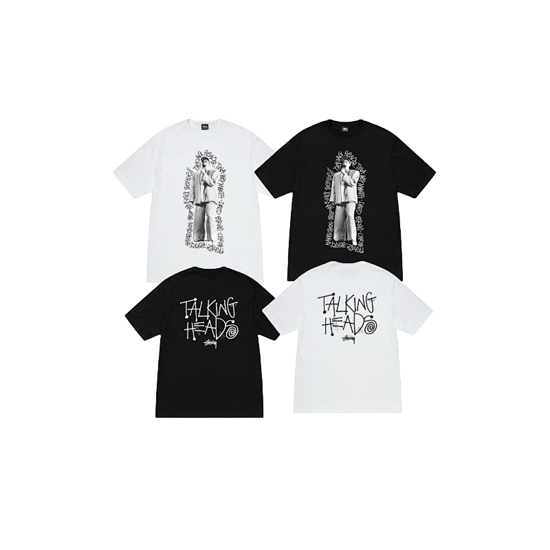 Stussy Standing Statue Typography T-Shirt