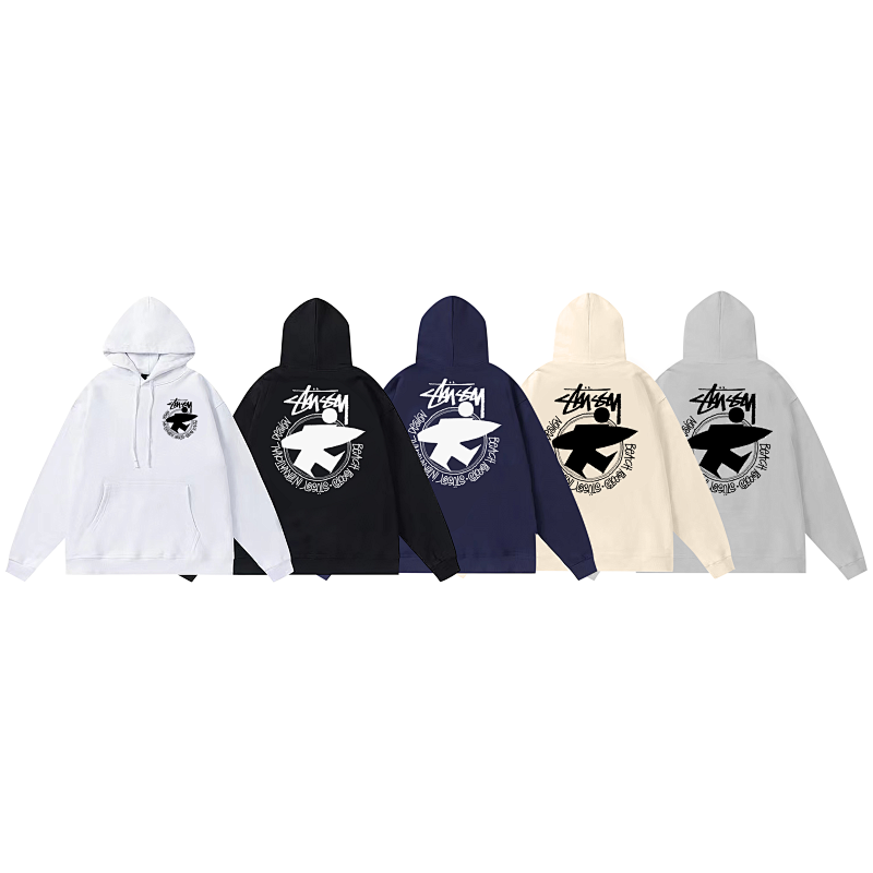Stussy Star Peace Crest Pullover Hoodie