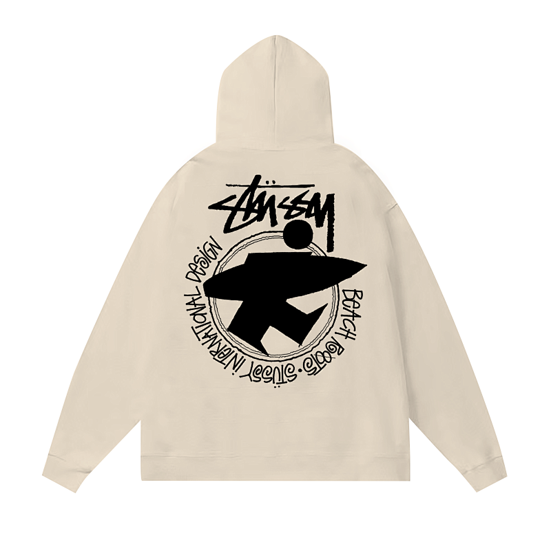 Stussy Star Peace Crest Pullover Hoodie