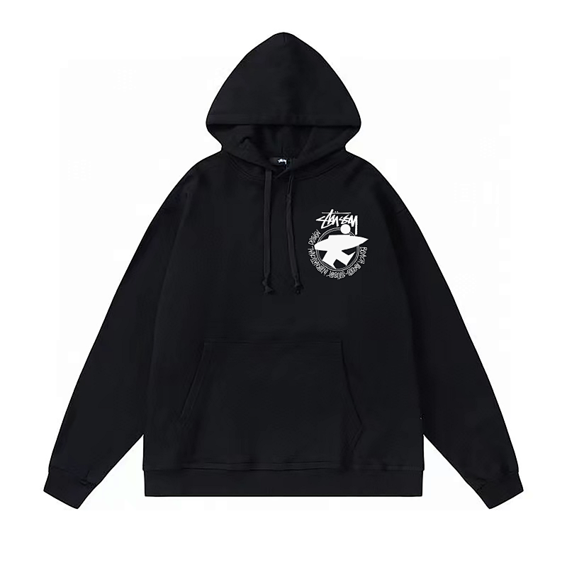 Stussy Star Peace Crest Pullover Hoodie