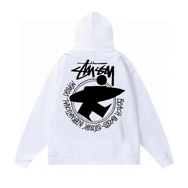 Stussy Star Peace Crest Pullover Hoodie
