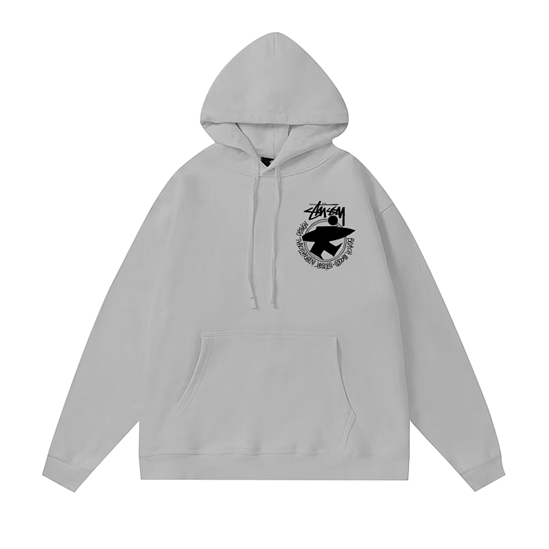 Stussy Star Peace Crest Pullover Hoodie