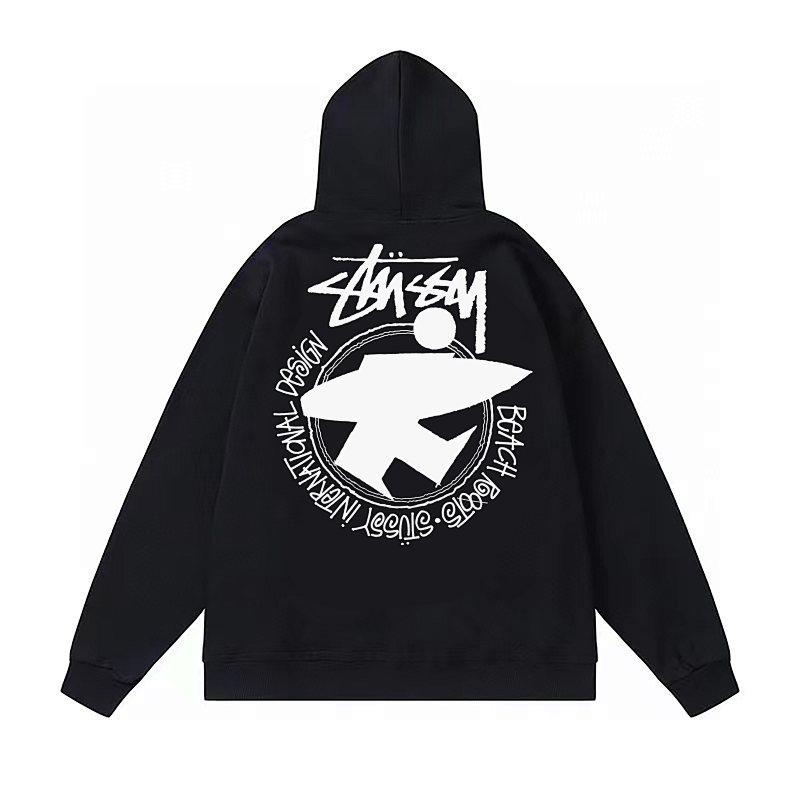 Stussy Star Peace Crest Pullover Hoodie