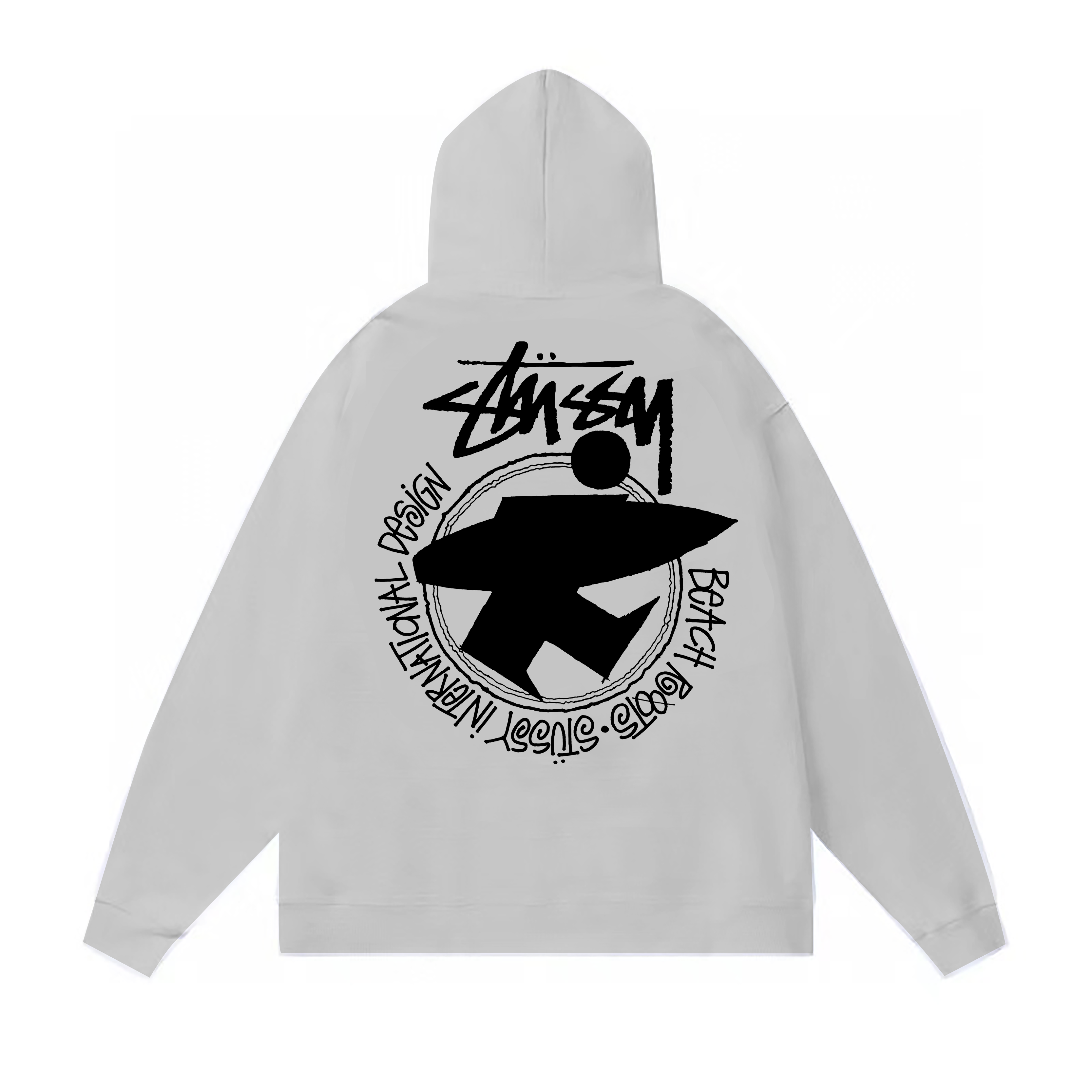 Stussy Star Peace Crest Pullover Hoodie