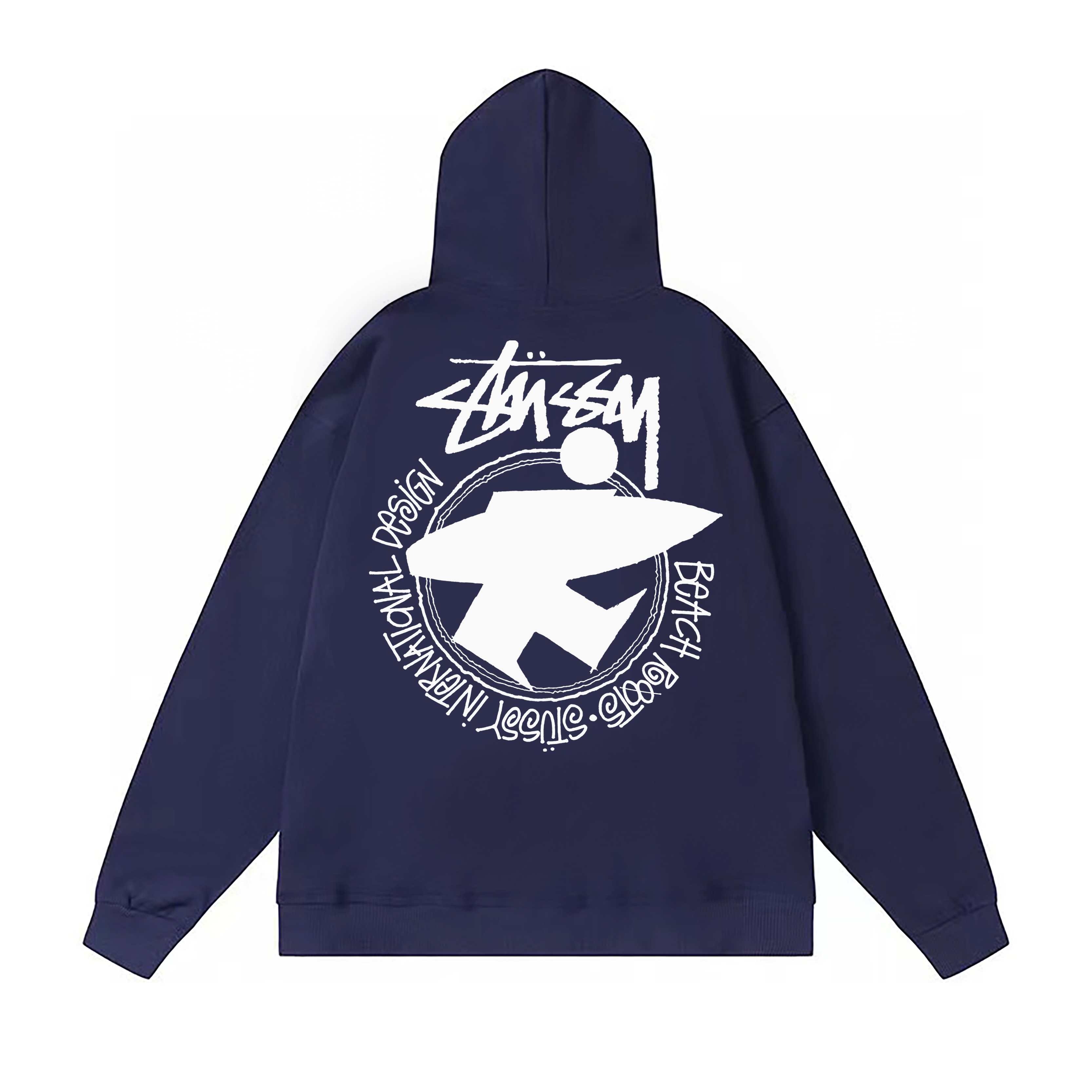 Stussy Star Peace Crest Pullover Hoodie