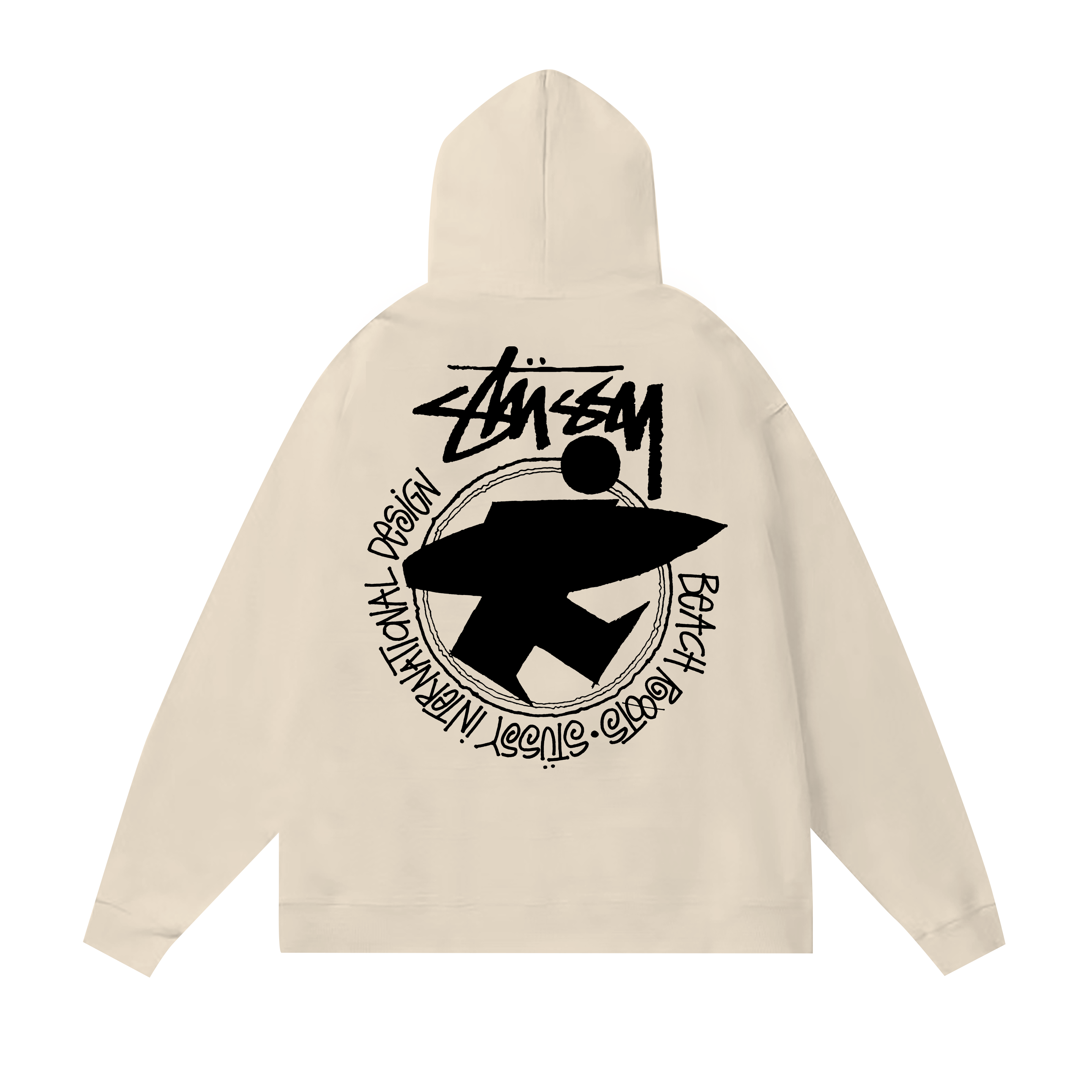 Stussy Star Peace Crest Pullover Hoodie