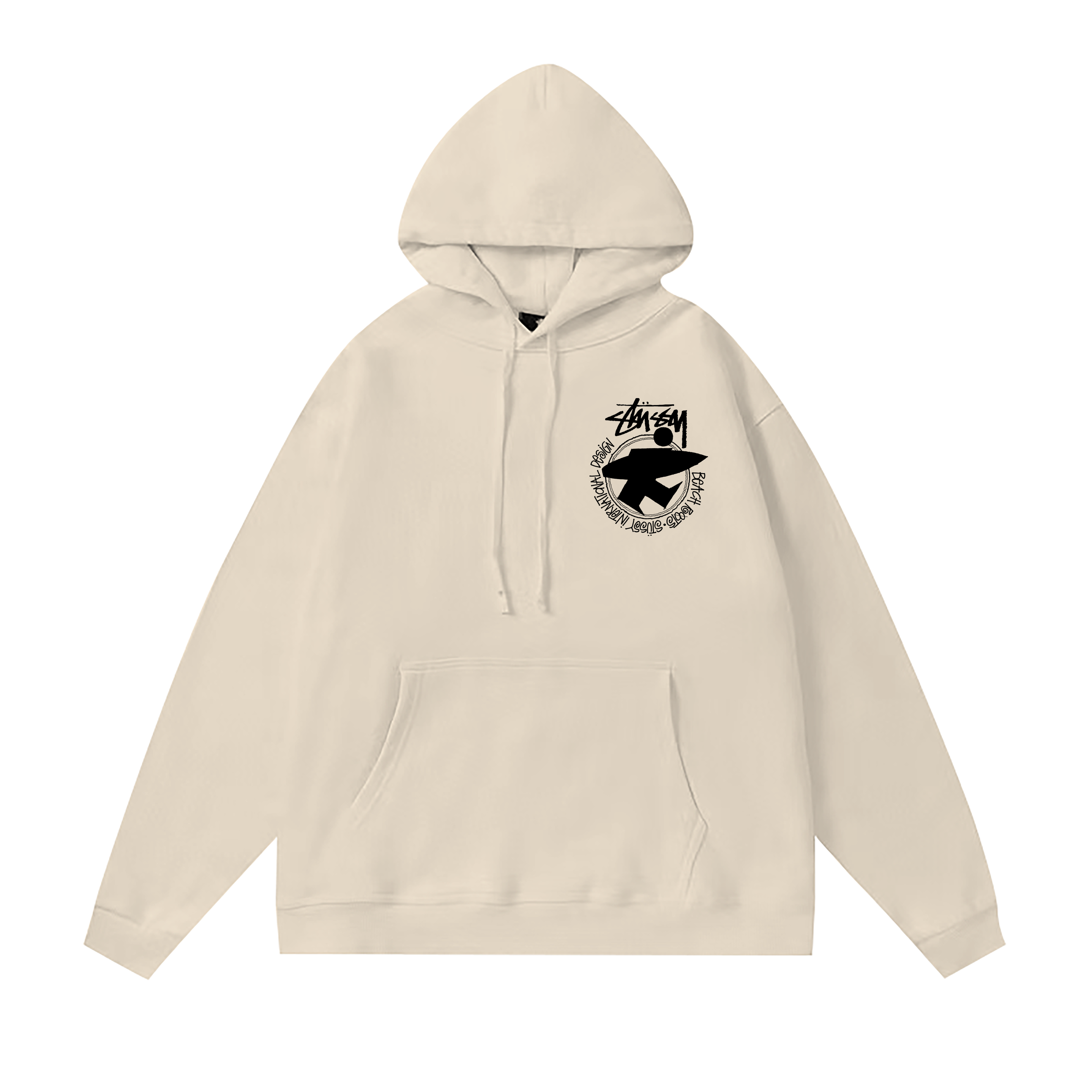 Stussy Star Peace Crest Pullover Hoodie