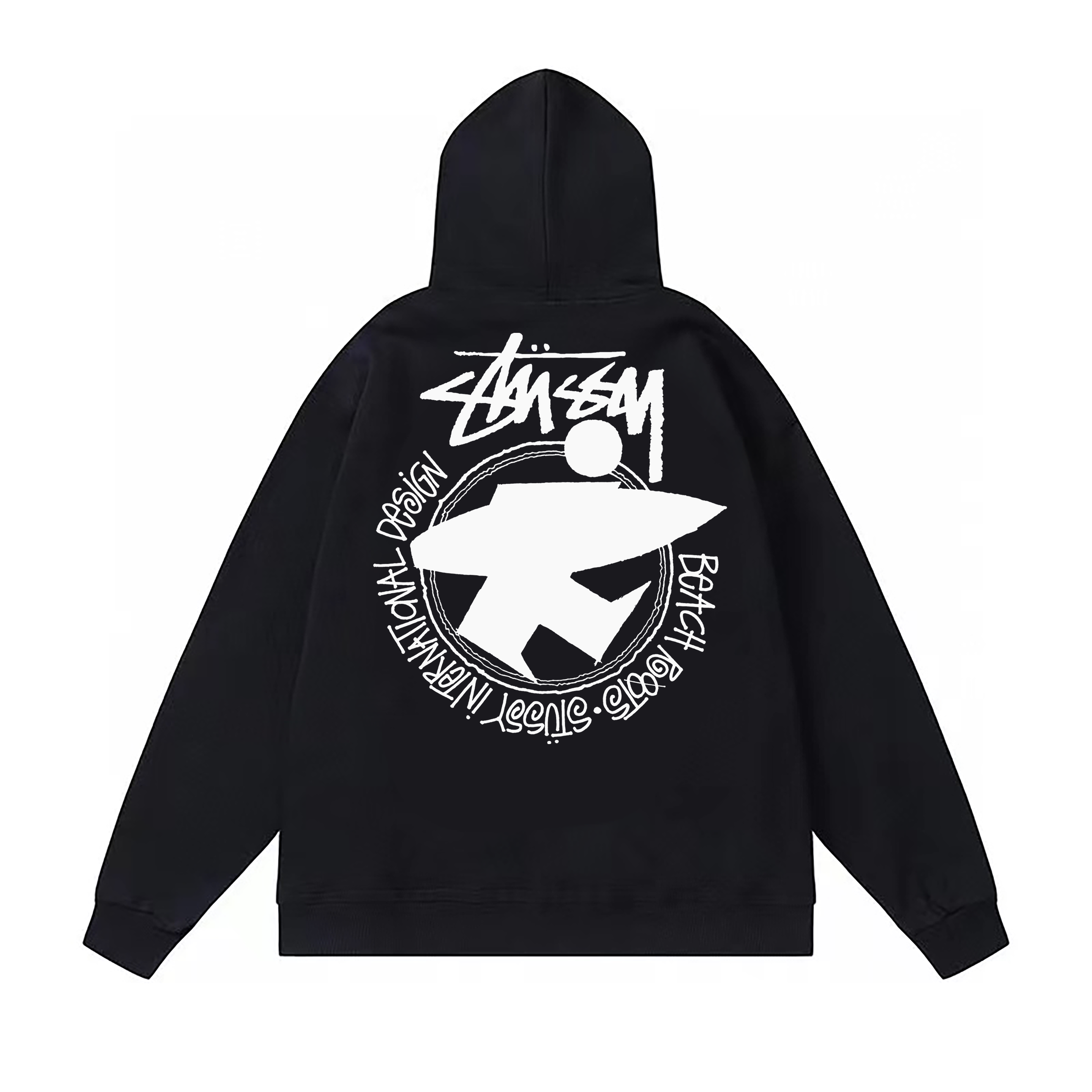 Stussy Star Peace Crest Pullover Hoodie