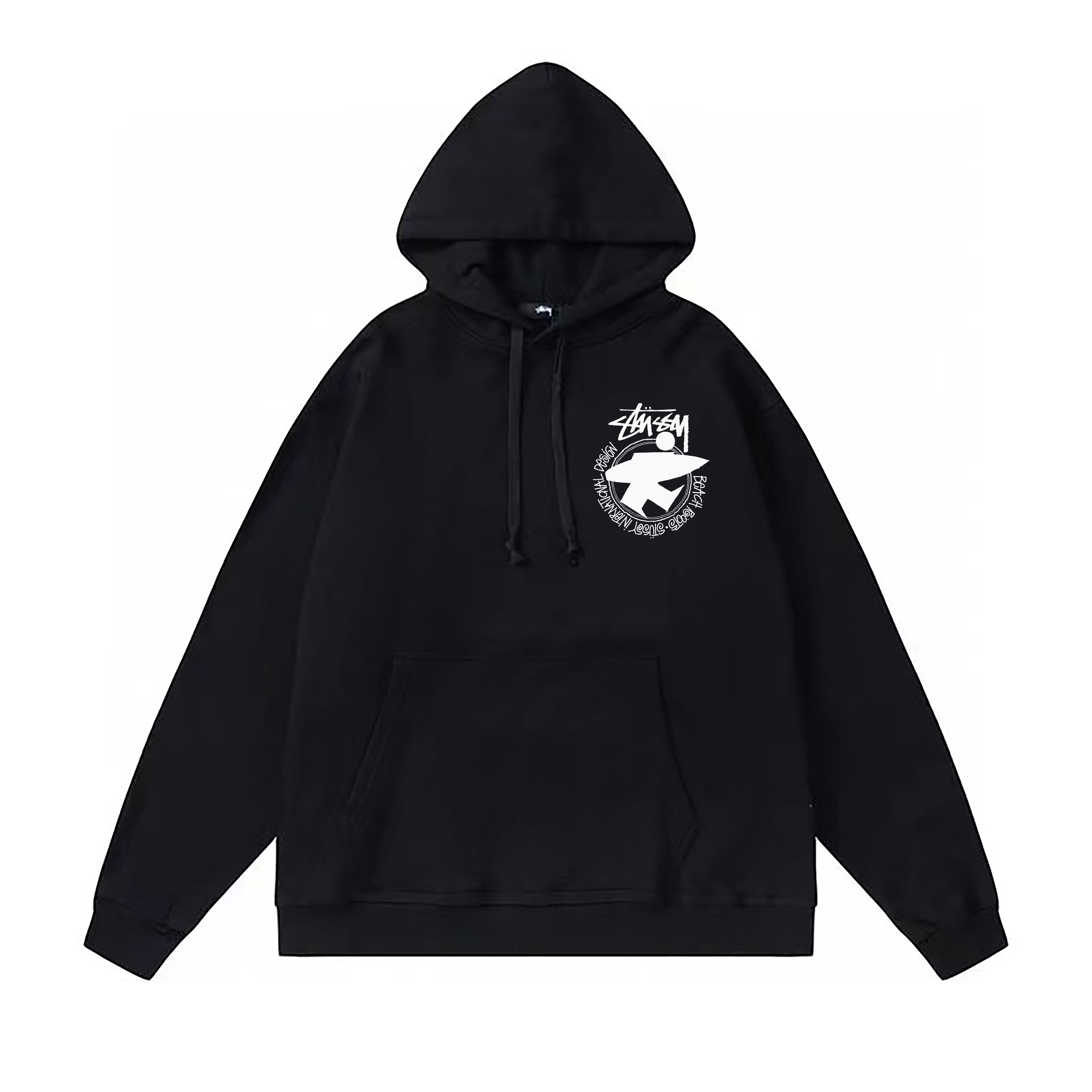 Stussy Star Peace Crest Pullover Hoodie