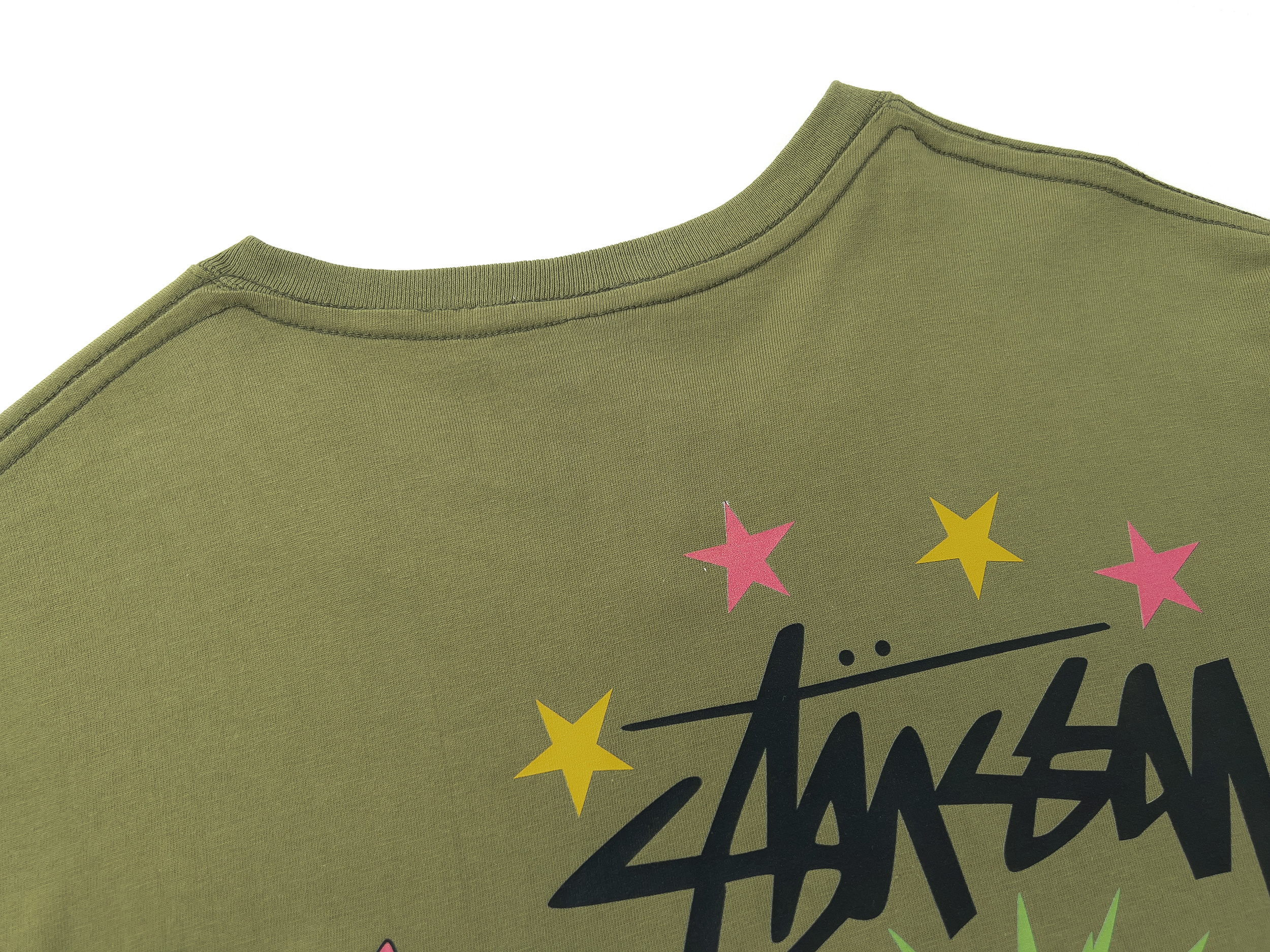 Stussy Starry Cartoon Character T-Shirt