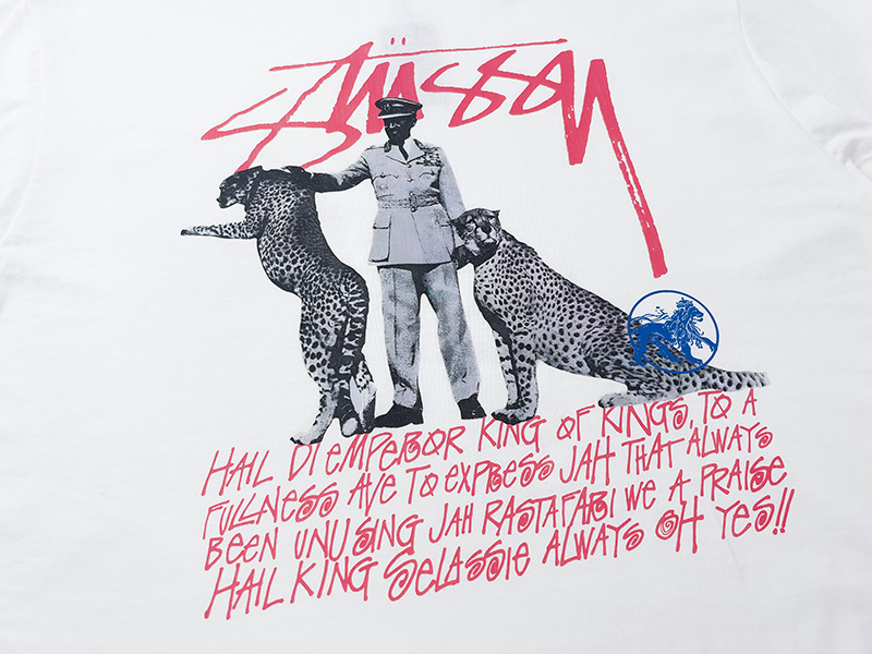 Stussy Street Figure Photo Collage T-Shirt