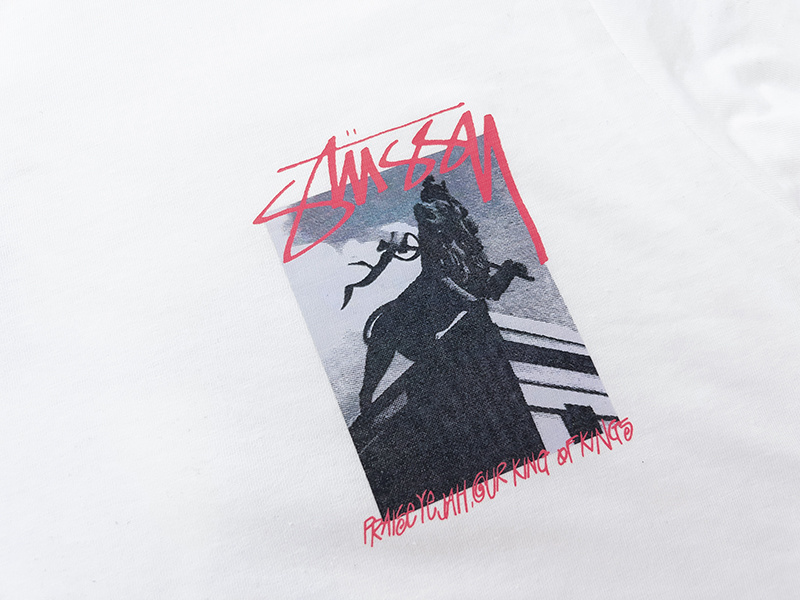 Stussy Street Figure Photo Collage T-Shirt