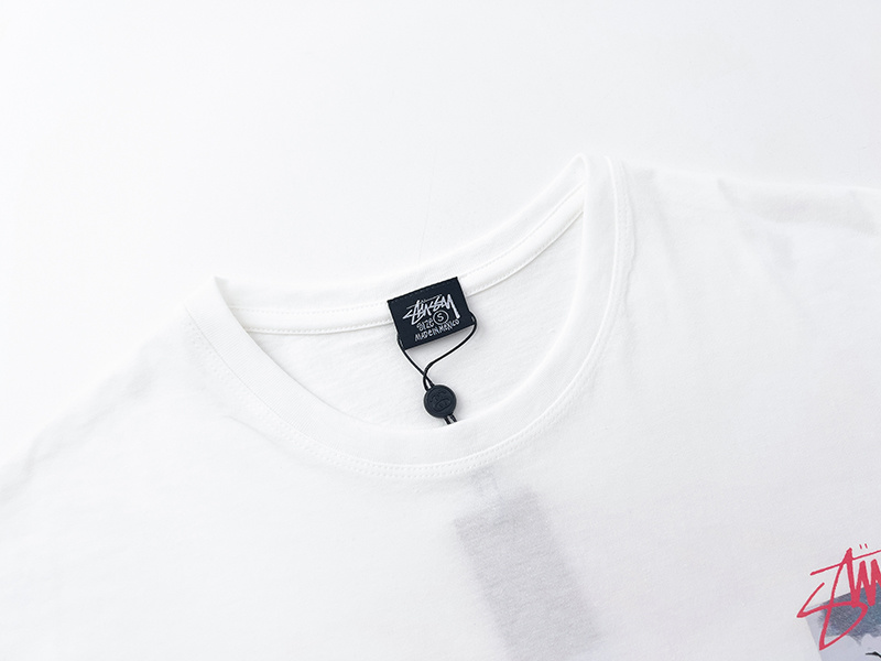 Stussy Street Figure Photo Collage T-Shirt
