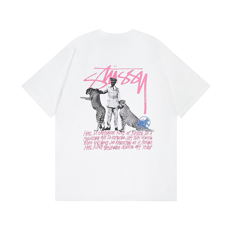 Stussy Street Figure Photo Collage T-Shirt