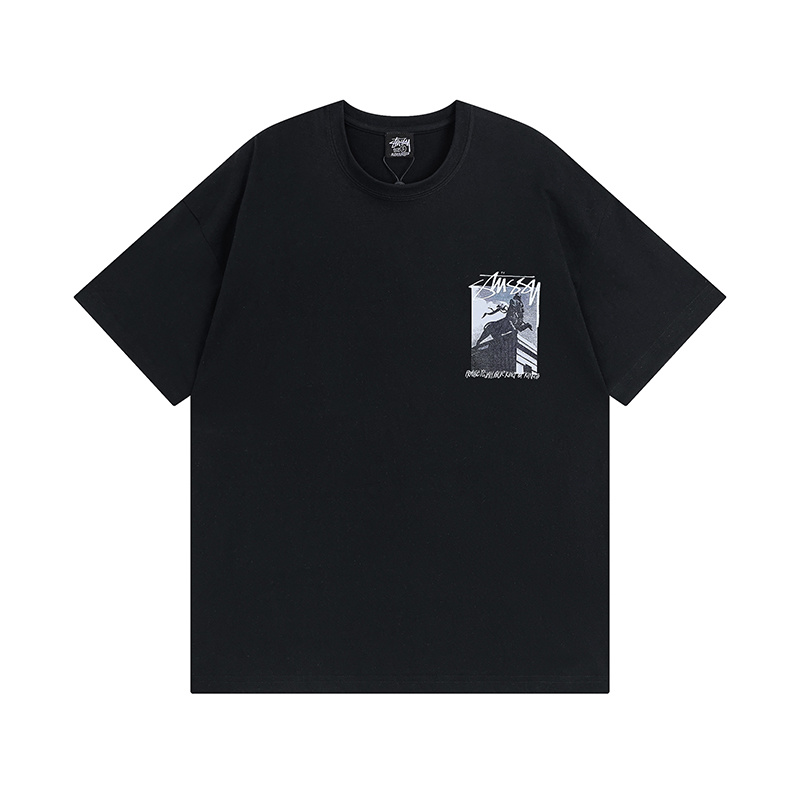 Stussy Street Figure Photo Collage T-Shirt