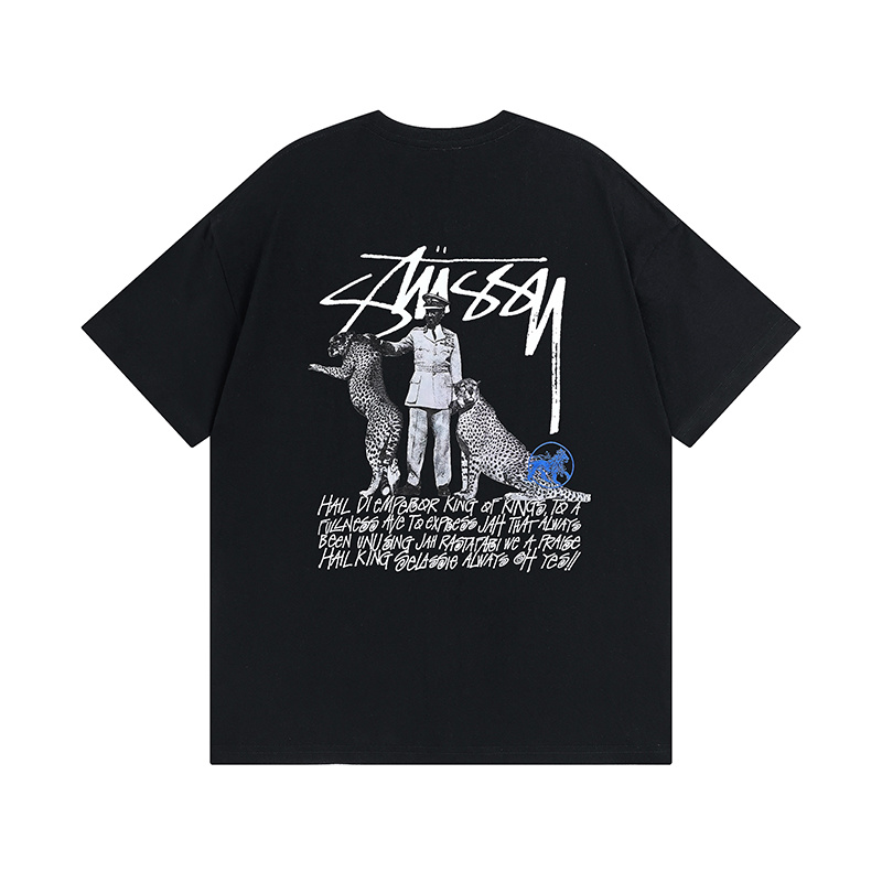 Stussy Street Figure Photo Collage T-Shirt