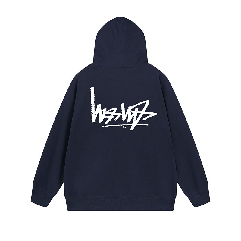 Stussy Striped Tribal Mask Full-Zip Hoodie