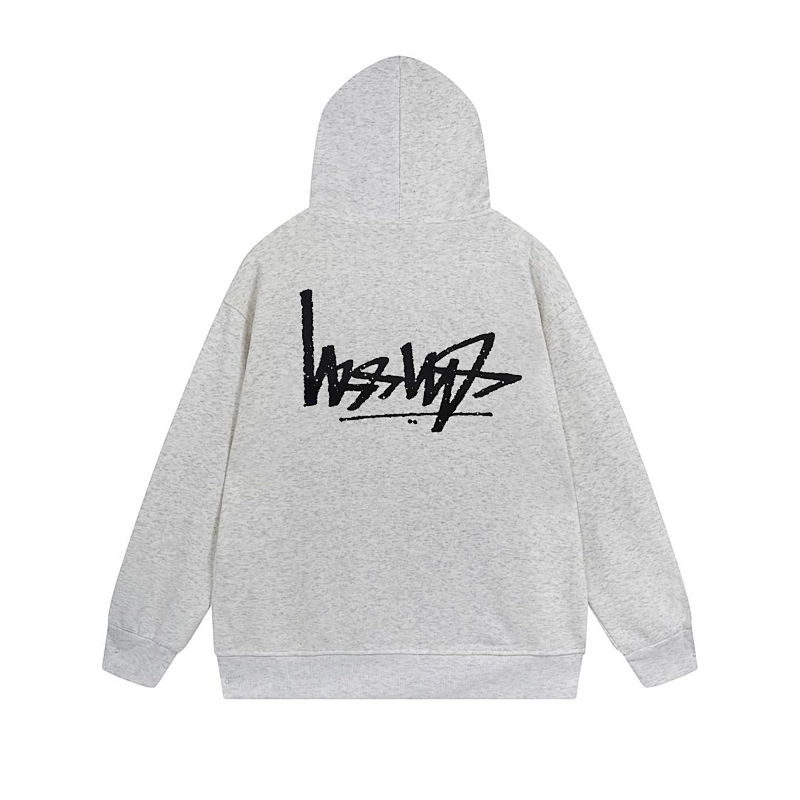 Stussy Striped Tribal Mask Full-Zip Hoodie
