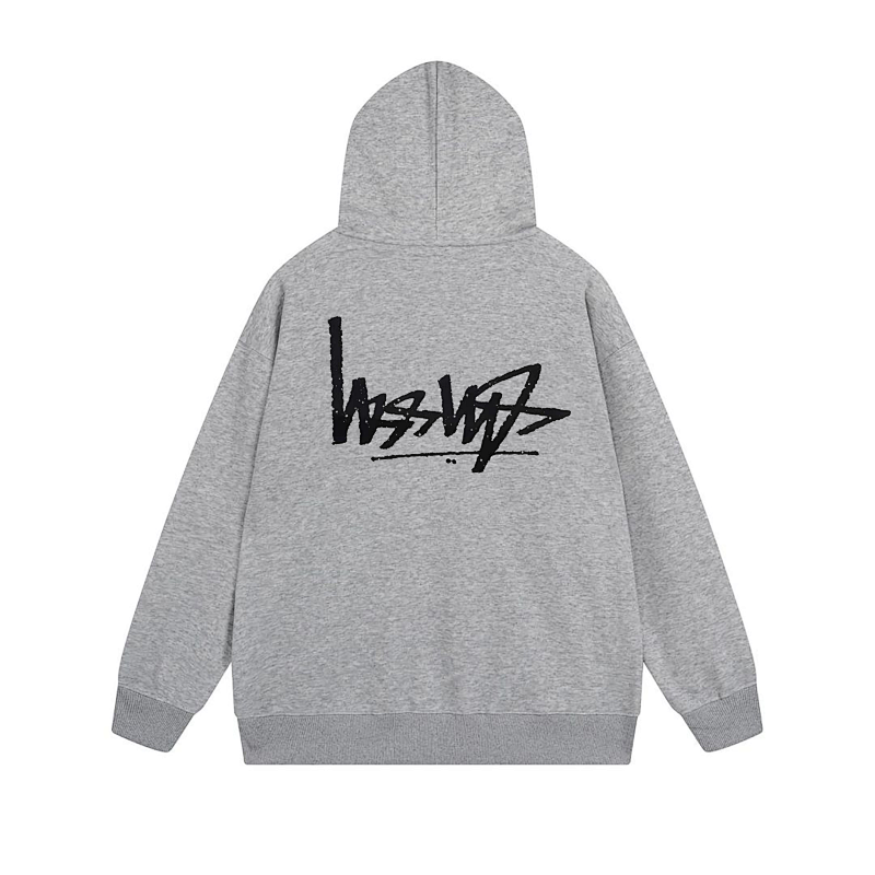 Stussy Striped Tribal Mask Full-Zip Hoodie