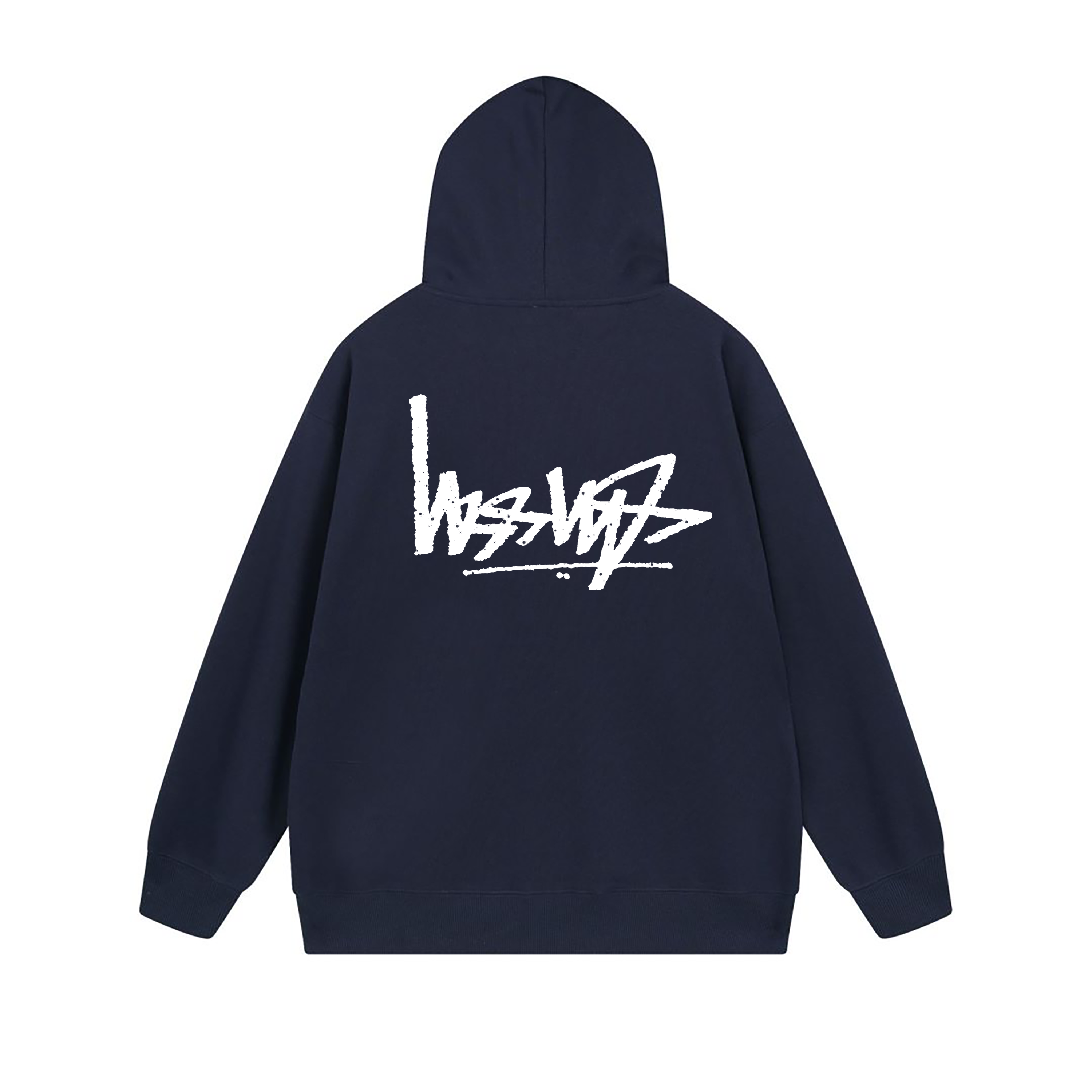 Stussy Striped Tribal Mask Full-Zip Hoodie
