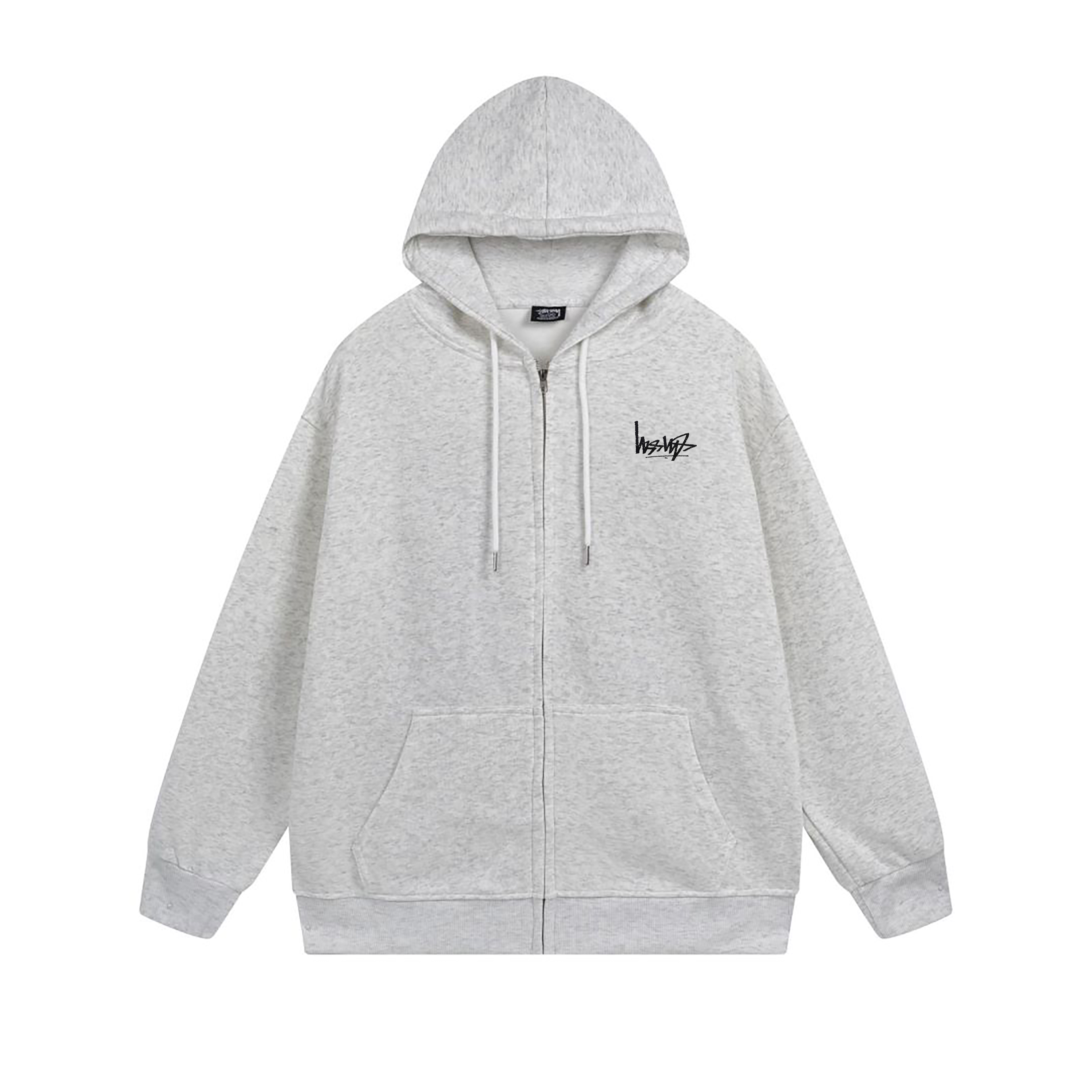 Stussy Striped Tribal Mask Full-Zip Hoodie