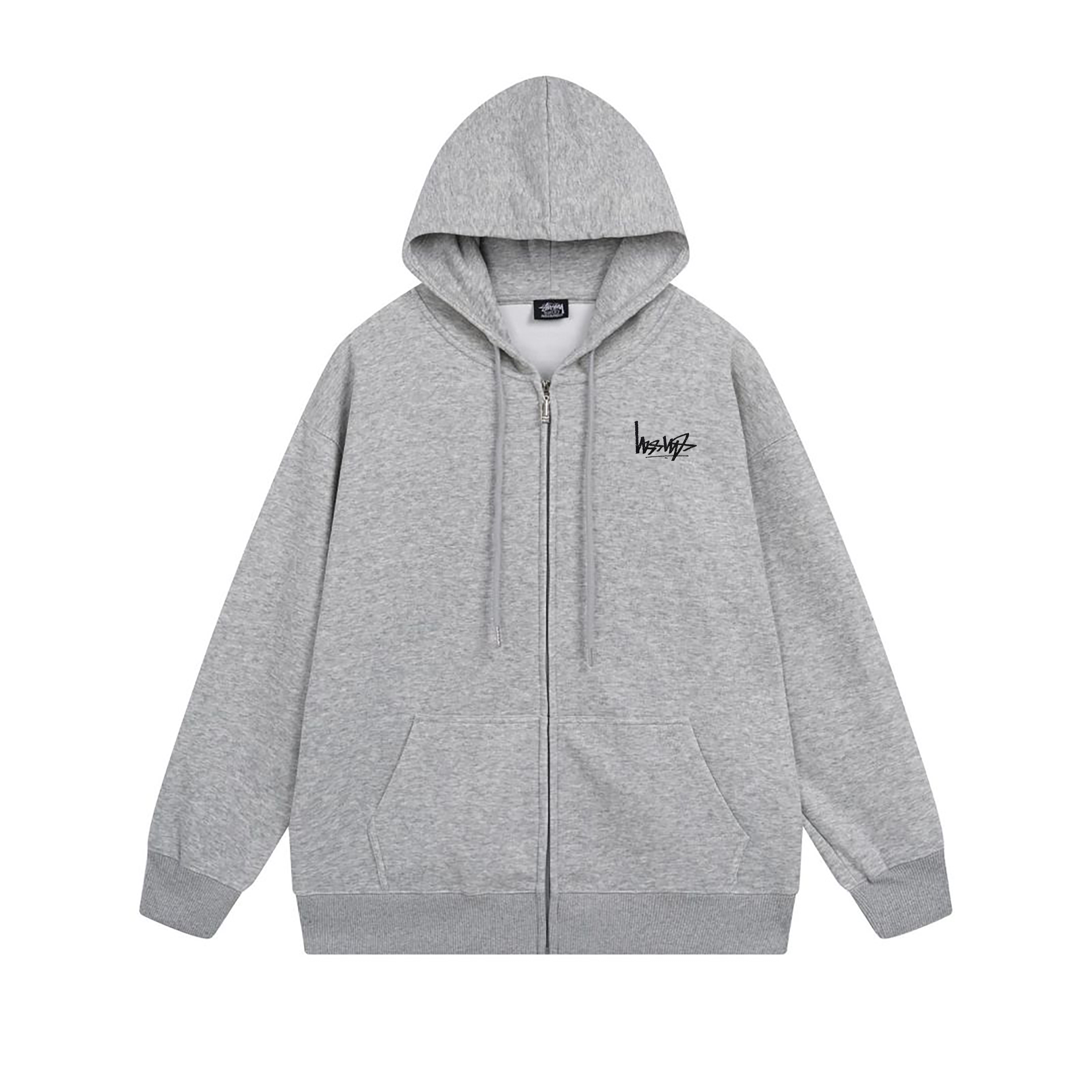 Stussy Striped Tribal Mask Full-Zip Hoodie