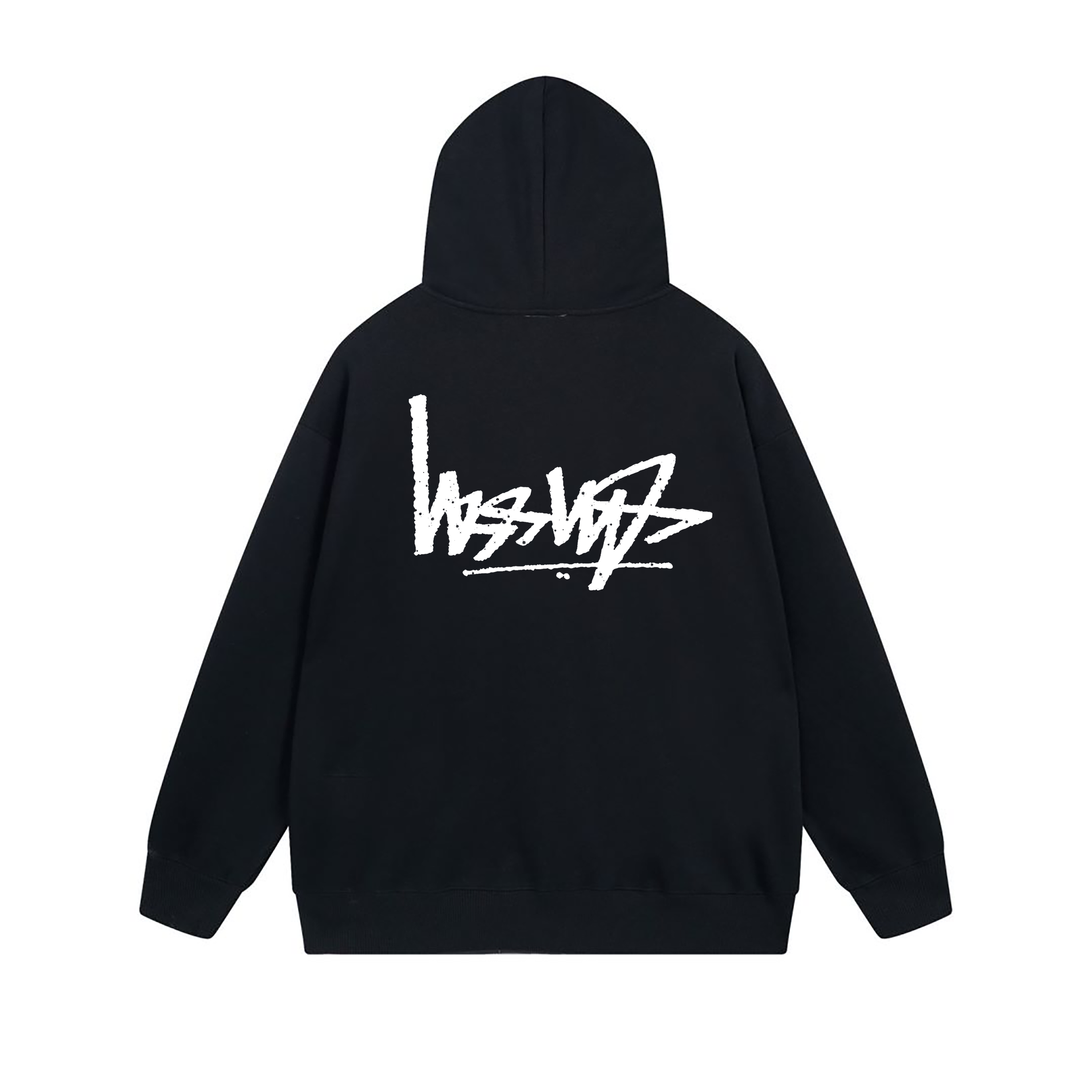 Stussy Striped Tribal Mask Full-Zip Hoodie