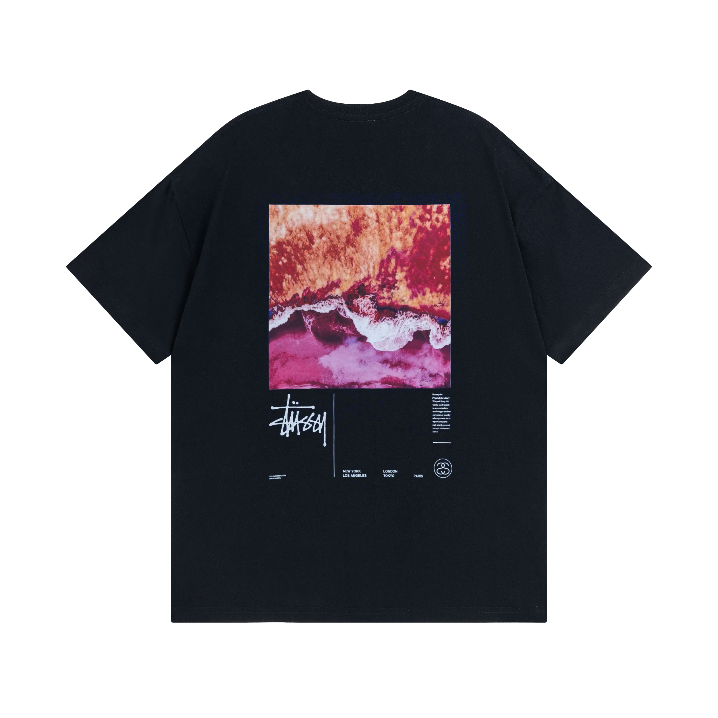 Stussy Sunset City Photo Square T-Shirt